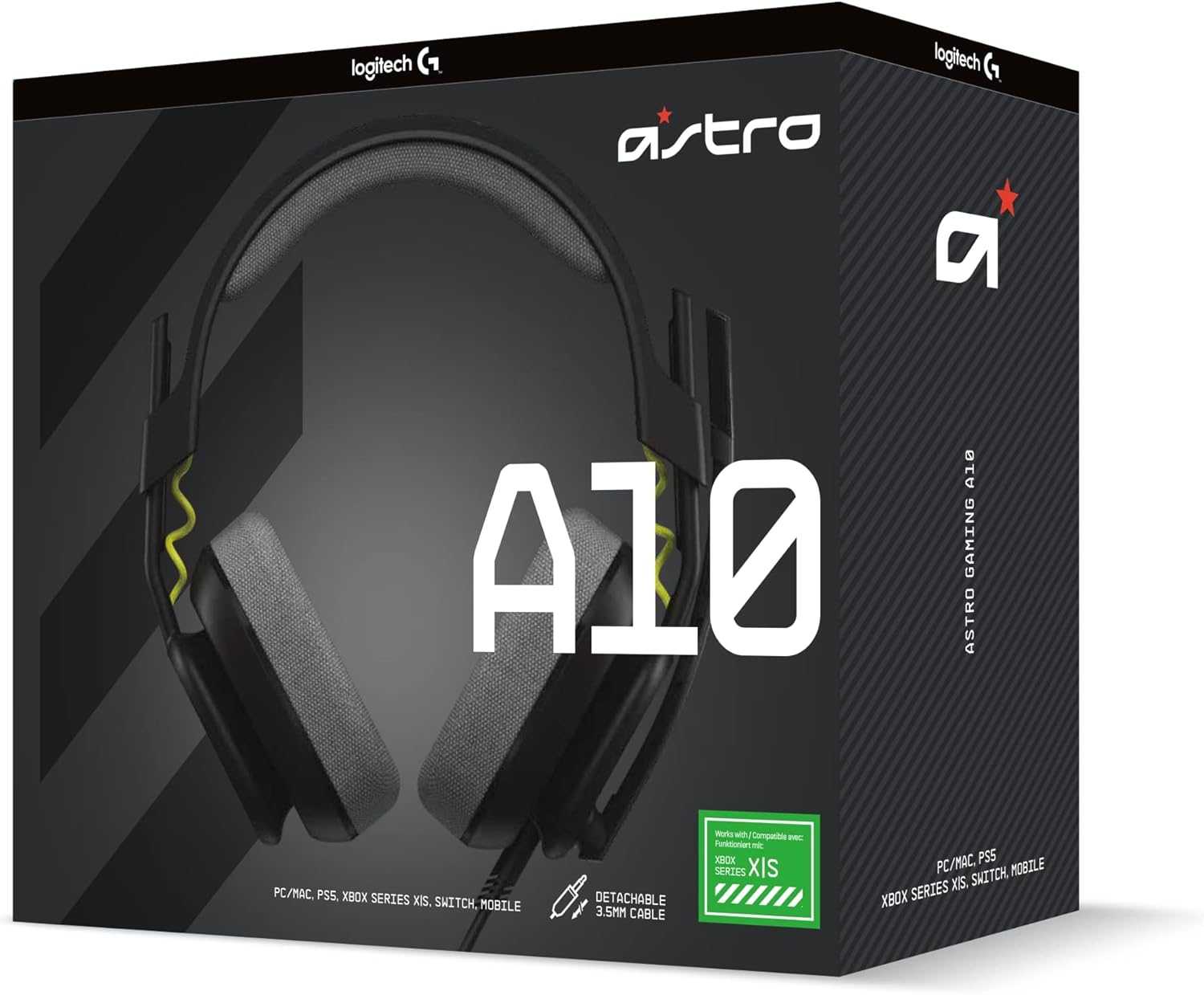ASTRO A10 Gaming Headset Gen 2 - Wired Over-Ear Headset for Xbox, PS, PC with Flip-to-Mute Mic 6
