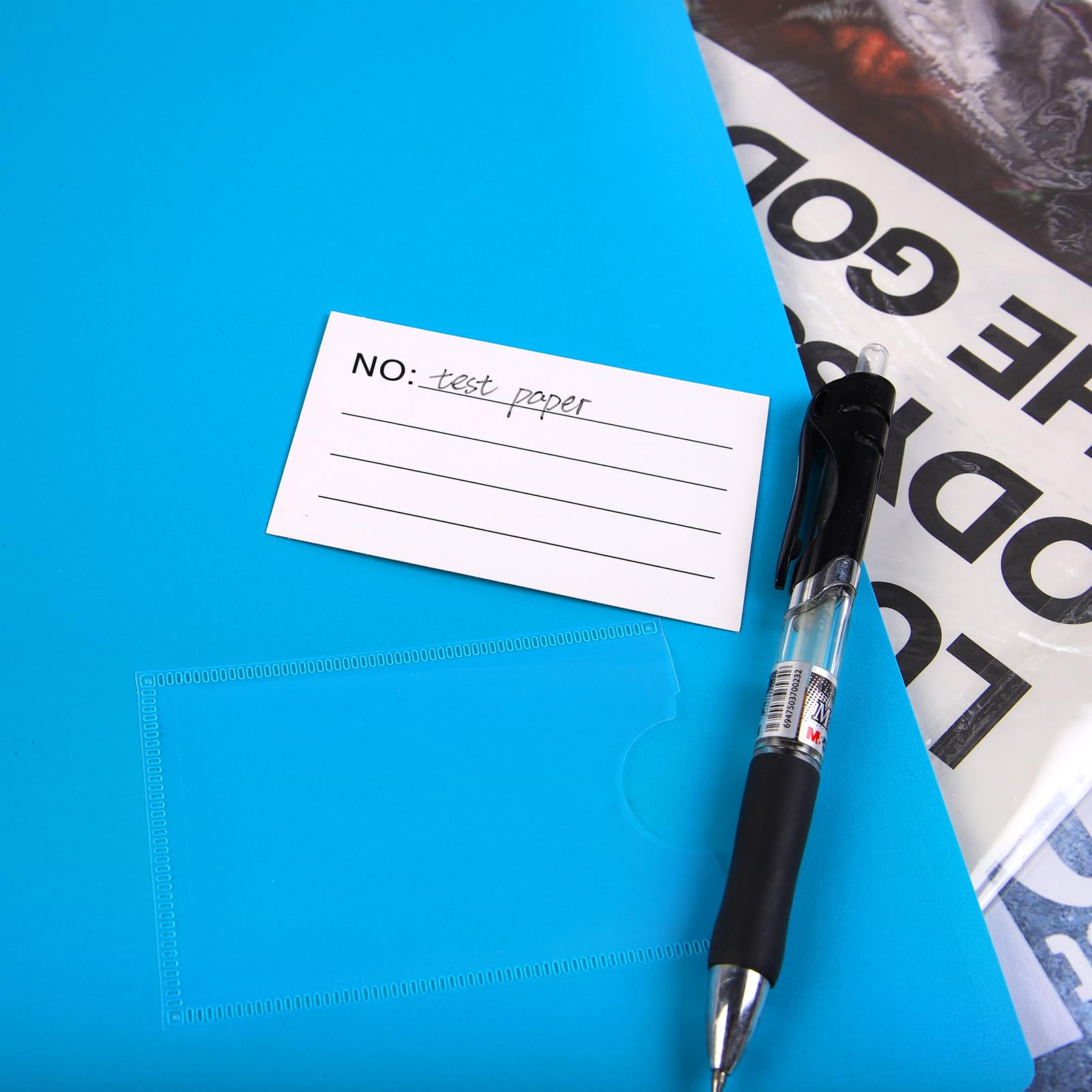 NORTHERN BROTHERS Project Folder - 110 Pockets A4 Display Book | Plastic, Black/Blue/Purple 7