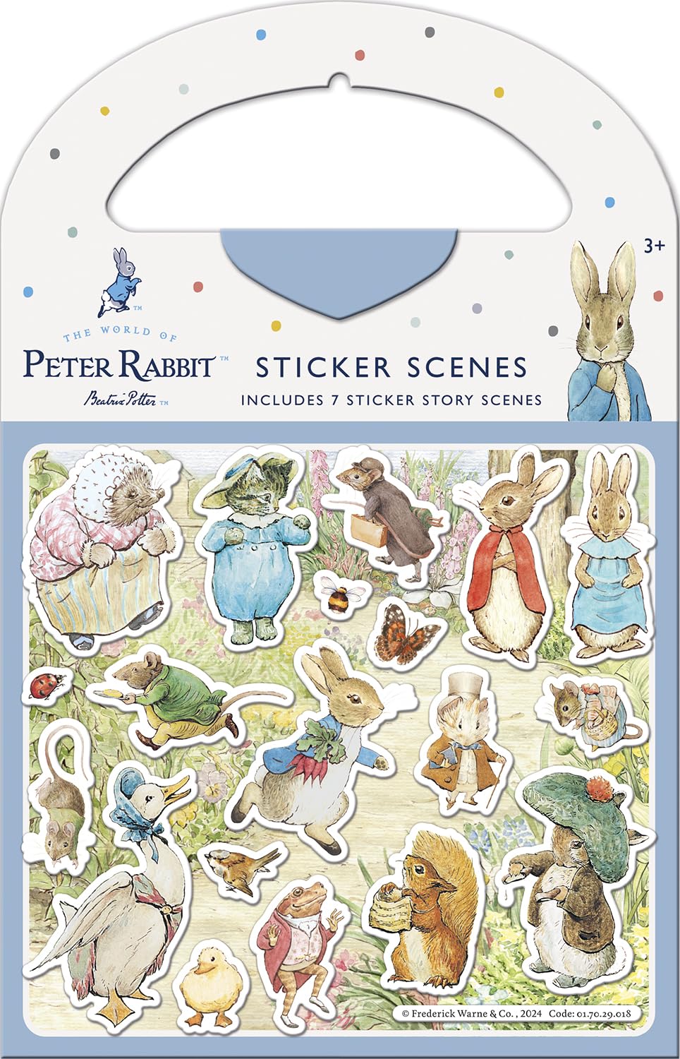 Paper Projects Peter Rabbit Sticker Scene Activity Set - 6 Scenes & 50+ Stickers 1