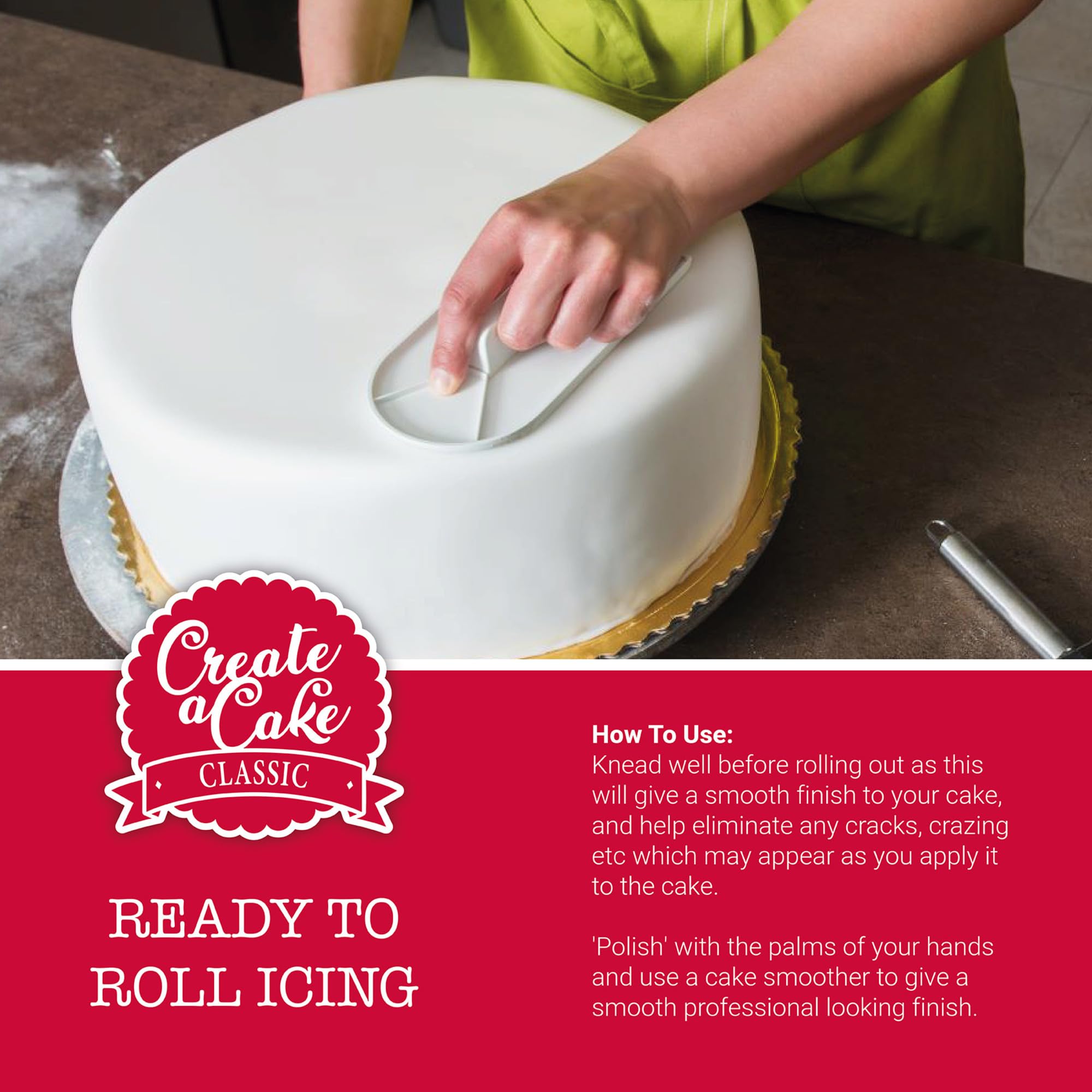 Create A Cake Ready To Roll Icing - Pink Fondant Sugar Paste for Decorating | 200g 2