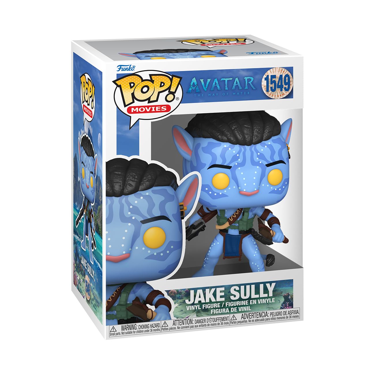 Funko Pop! Movies: Avatar: The Way of Water - Jake Sully (Battle) Vinyl Figure 9