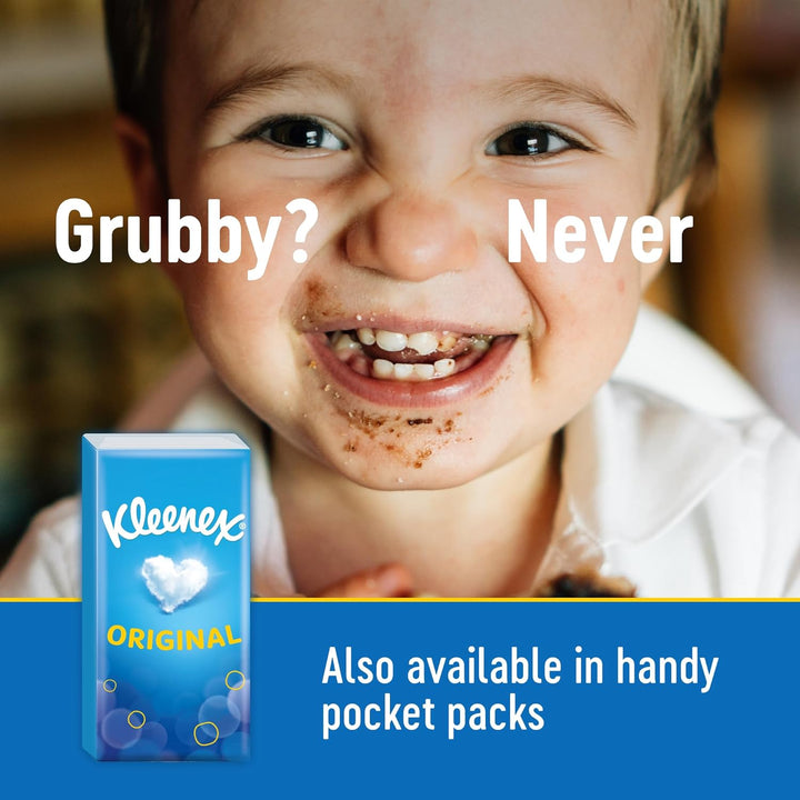 Kleenex - Original Facial Tissues, 3-Ply, 64 Sheets per Box
