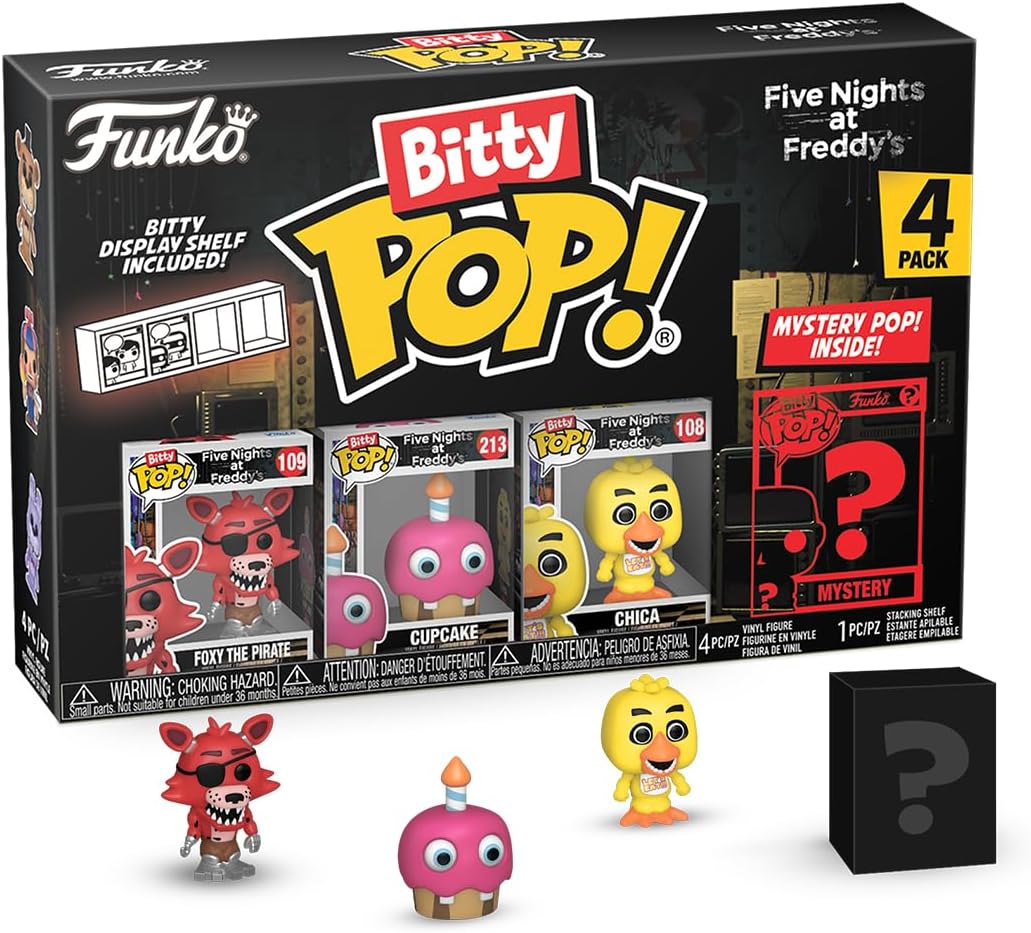 Funko Bitty POP! Five Nights At Freddy's (FNAF) and A Surprise Mystery Mini Figu