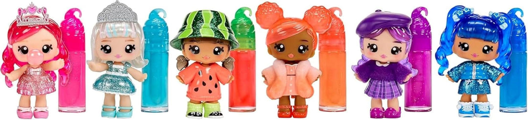 Yummiland Lipgloss Doll - Rory Blueberry - Scented DIY Lipgloss Kit for Kids Ages 4+