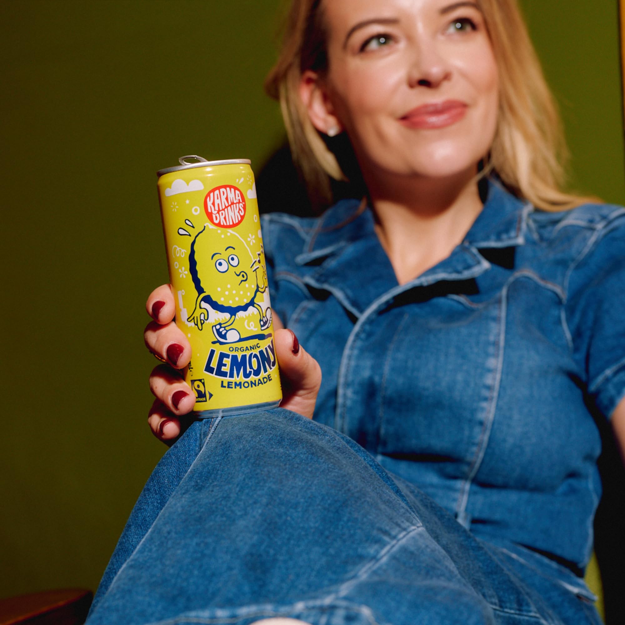 Karma Drinks Lemony Lemonade - Natural Fizzy Soft Drink (4 x 250ml Cans) 11