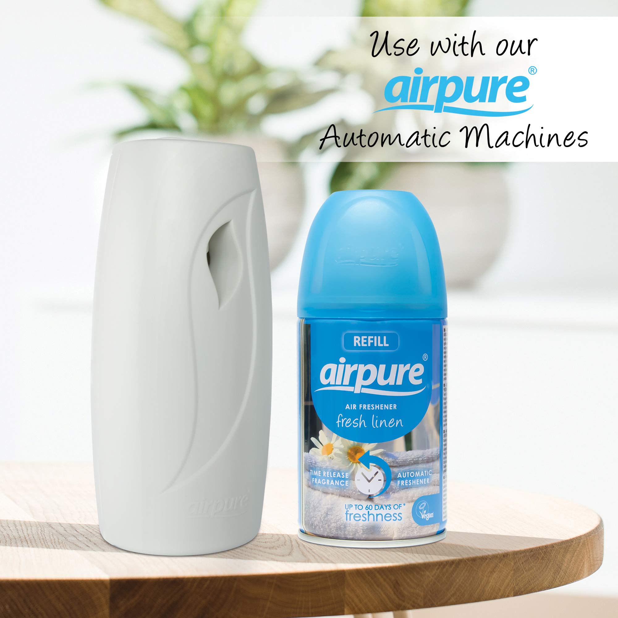 AirPure - Linen Scent Auto Refill for Air Freshener 12
