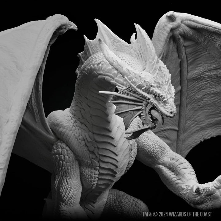 WizKids D&D Nolzur's Marvelous Miniatures Gargantuan Bahamut Unpainted Miniature