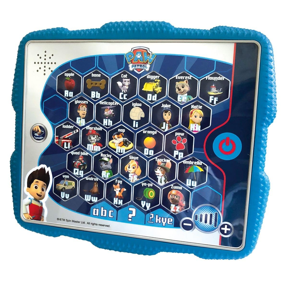 PAW Patrol Ryder's Alphabet Tablet Toy - Interactive Educational Learning for Kids 3-5 Years 12