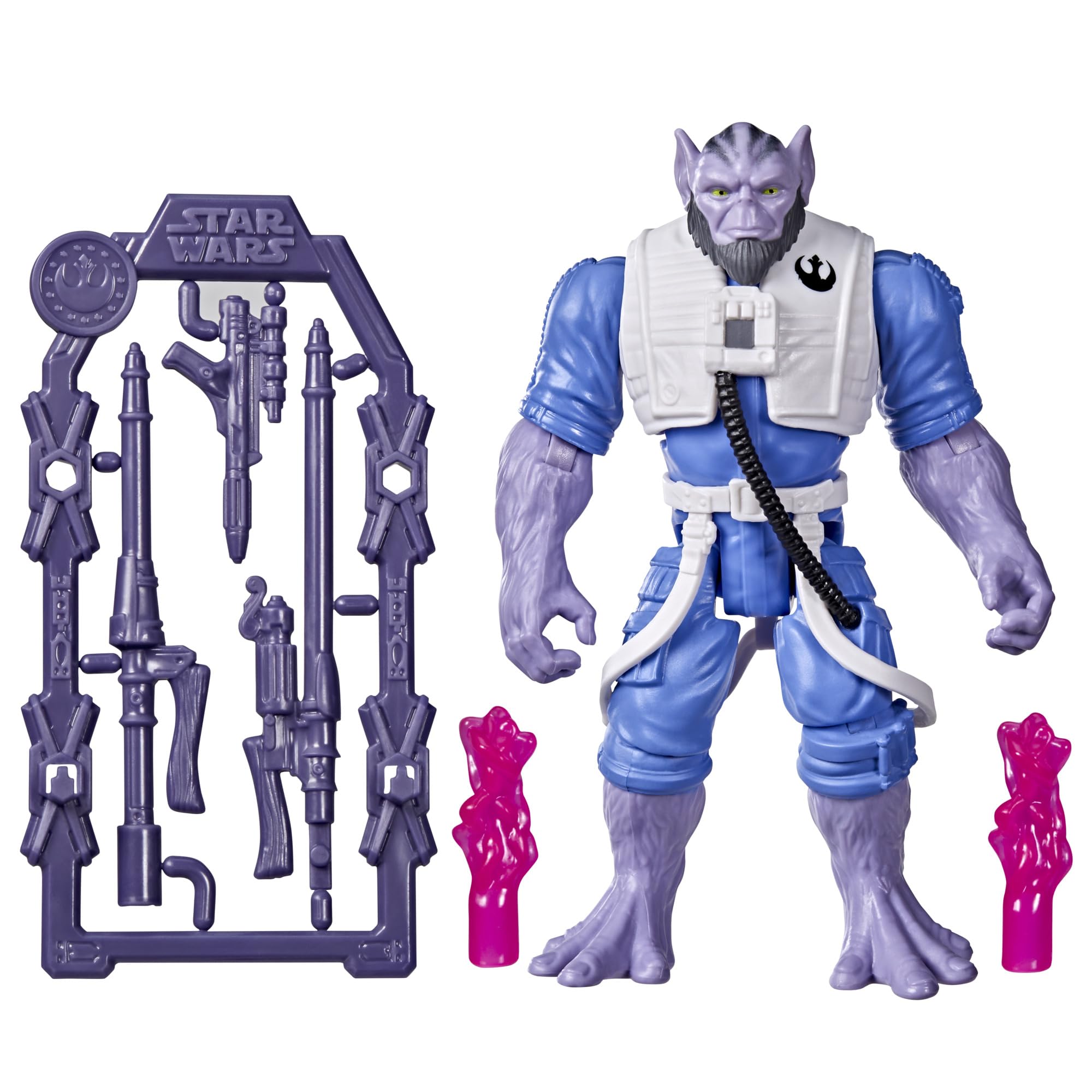 Star Wars Zeb Orrelios Action Figure - 11-cm Scale, Poseable, 4 Accessories | G2867 3