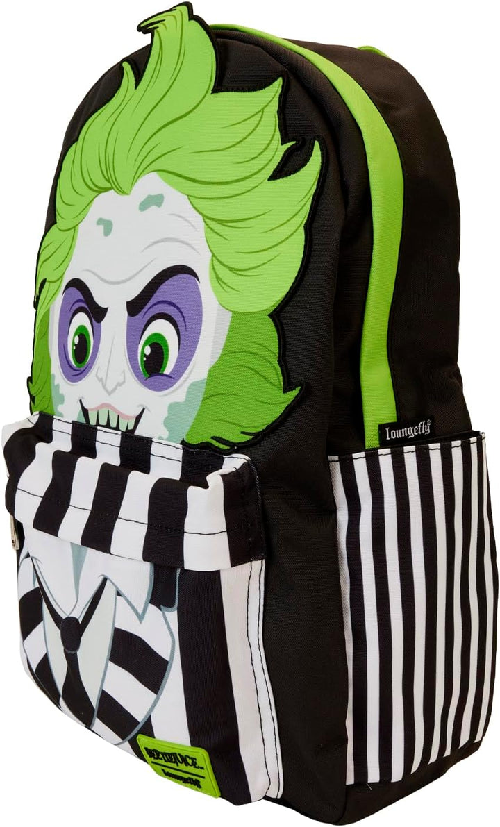 Loungefly Beetlejuice Full-Size Nylon Backpack (BTJBK0028)