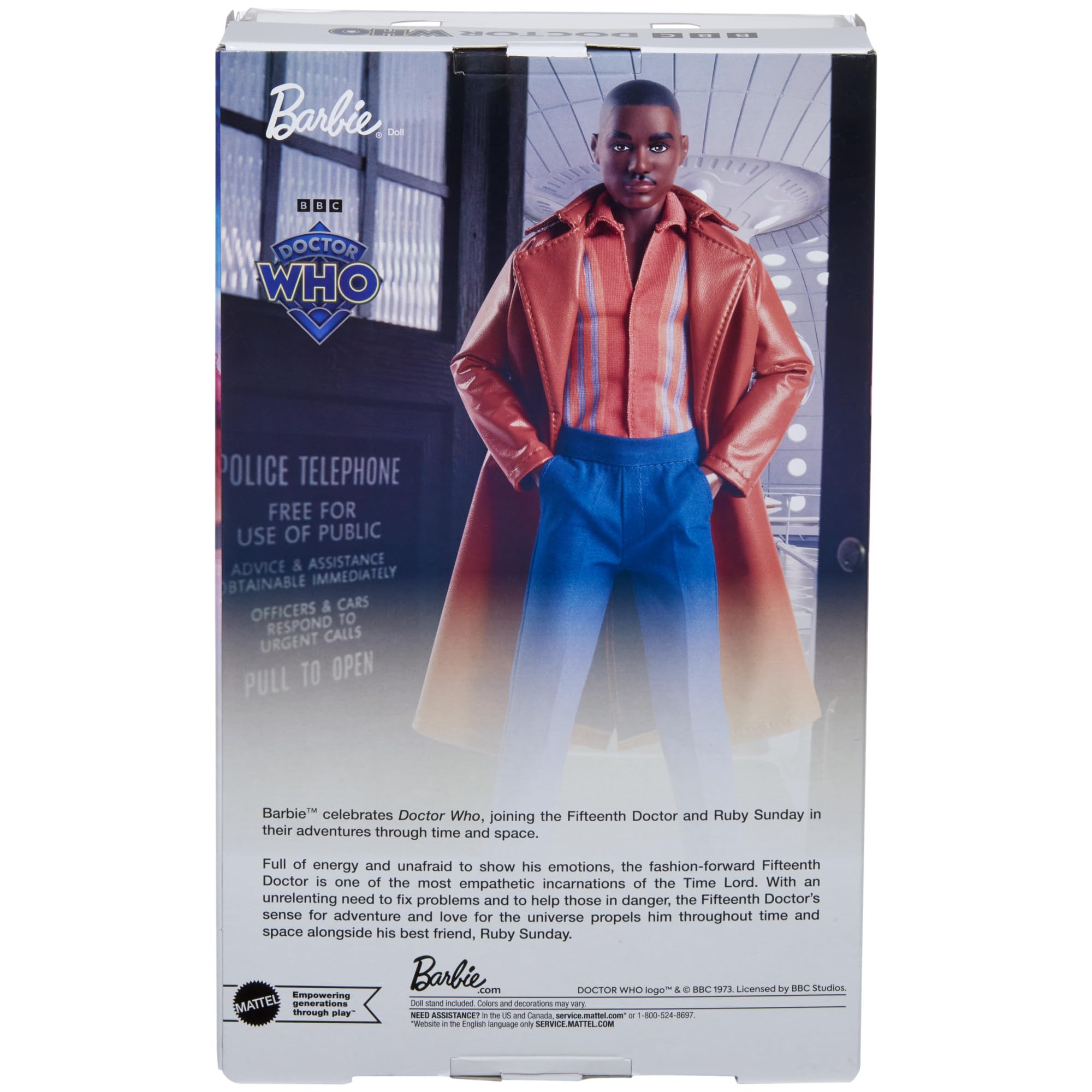 Barbie The Fifteenth Doctor Doll - Doctor Who Collectible Action Figure for Ages 6+ 12