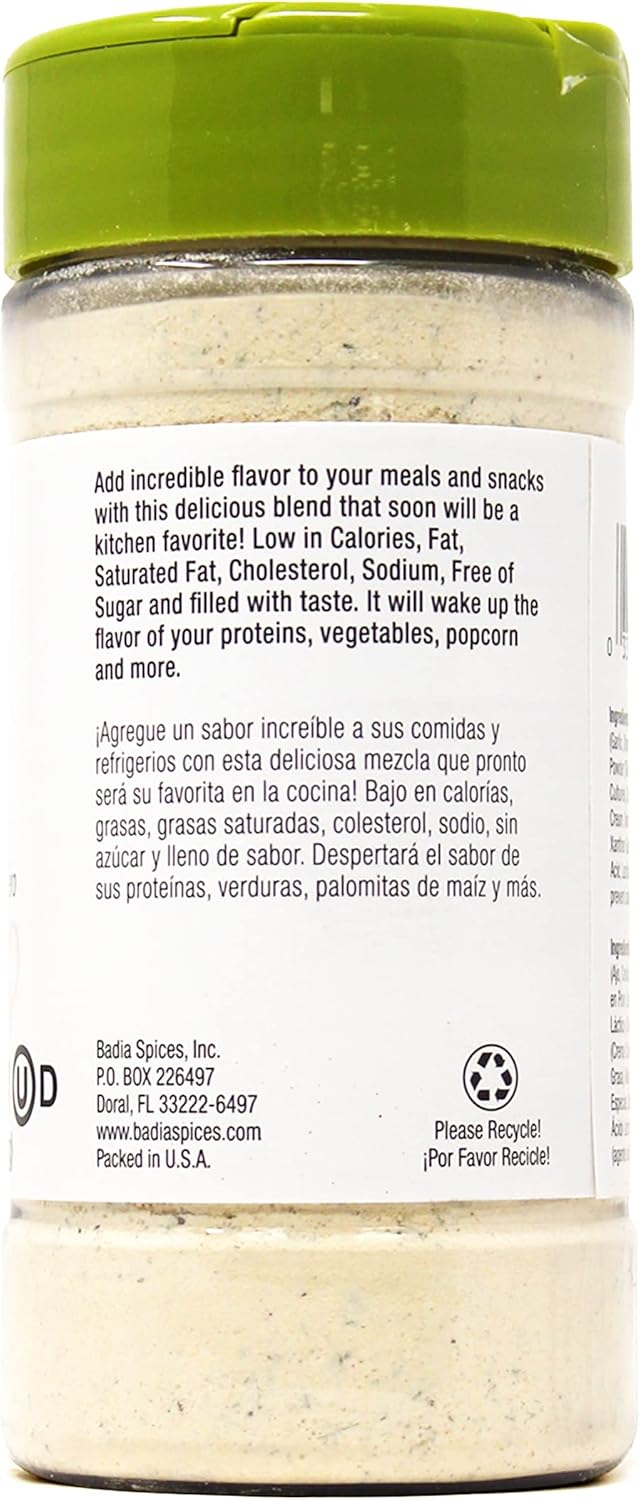 Badia Ranch Seasoning All Purpose Sazon Ranchero Kosher 5oz