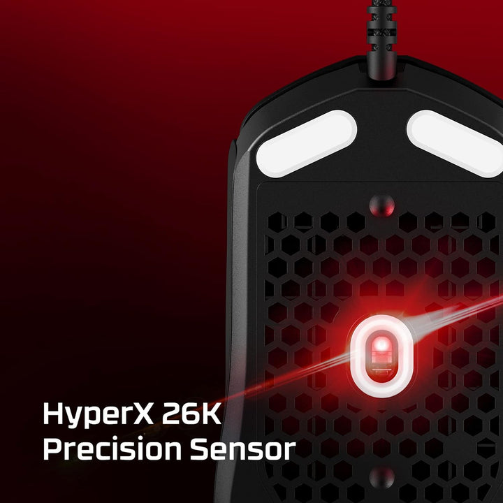 HyperX Pulsefire Haste 2 Gaming Mouse – Ultra-Light 53g with 26K Sensor, 8000Hz Polling, RGB, 6 Programmable Buttons