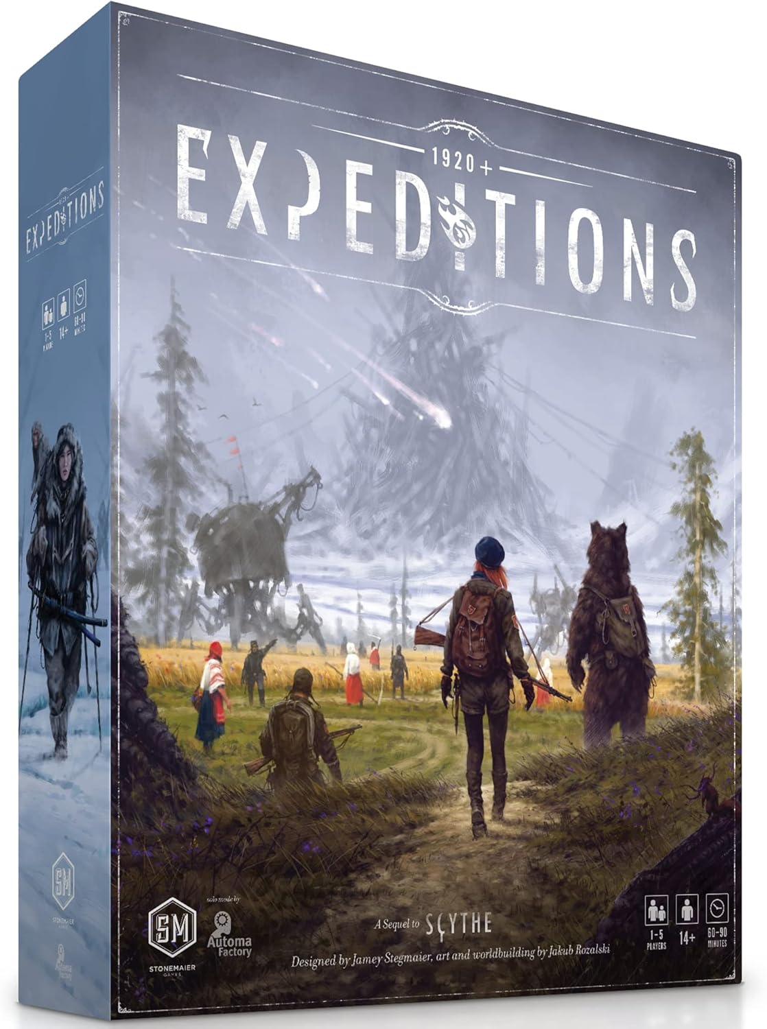 Stonemaier Games Expeditions Card Game – Standalone Sequel to Scythe, 1-5 Players