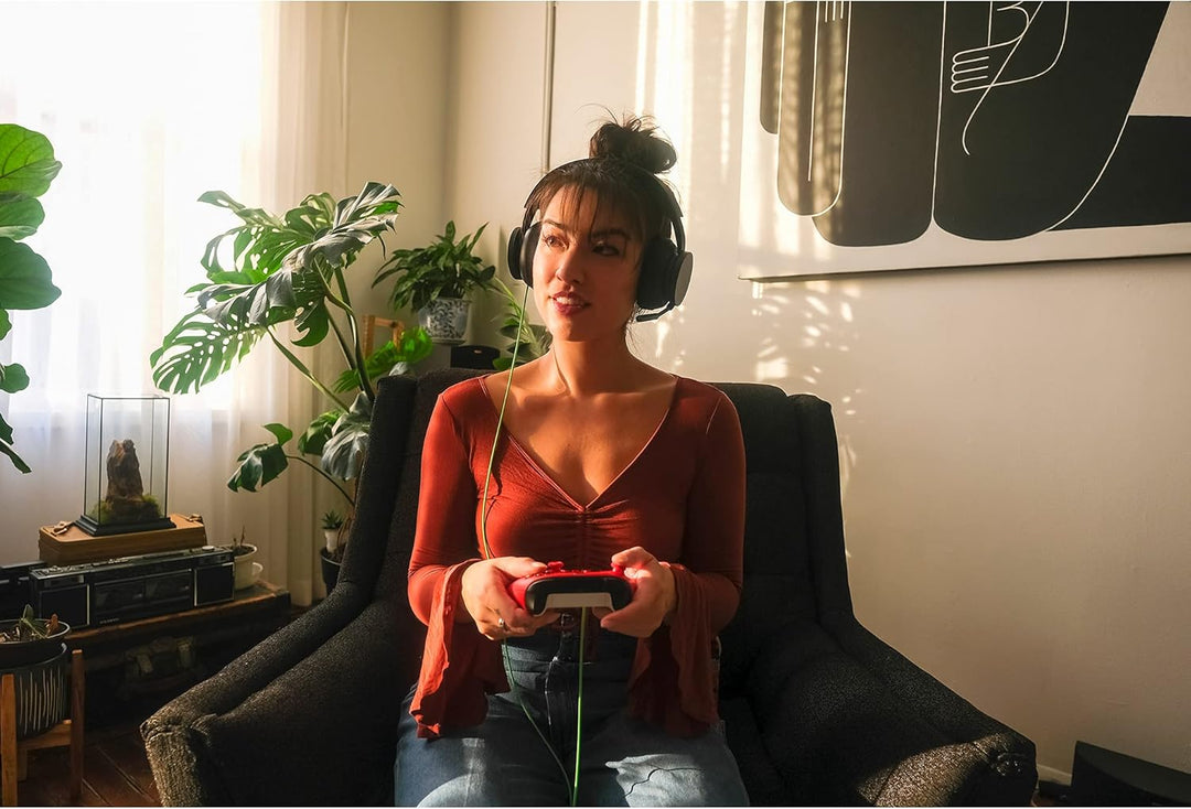 Xbox Stereo Headset for Xbox Series X|S, Xbox One, Windows PC – Wired Gaming Headset with 40mm Drivers, 3.5mm Jack, On-Ear Controls