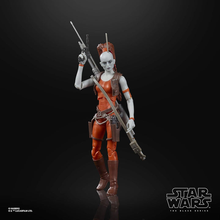 Star Wars The Black Series Aurra Sing 6-Inch Action Figure - Premium Articulation for Ages 4+