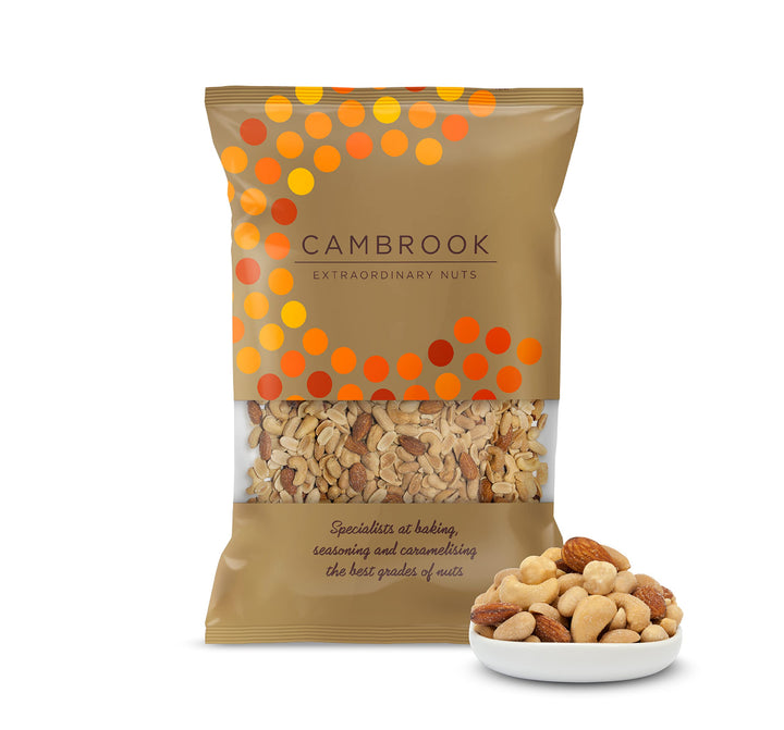 Cambrook Mix 11 Salted Mixed Nuts, 1kg Baked Nut Mix with Sea Salt