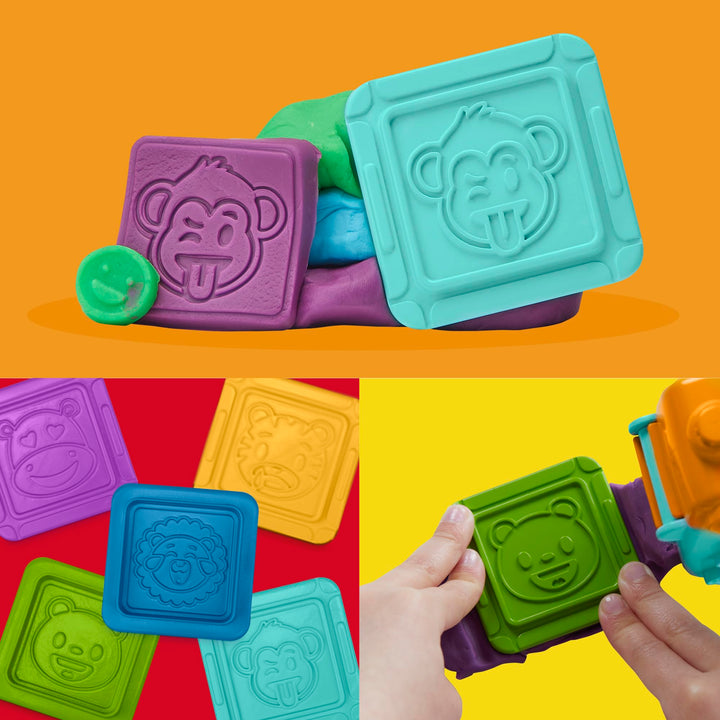 Play-Doh Photo Fun Toy Camera Starter Set - Squeeze & Stamp Animal Faces for Ages 2+