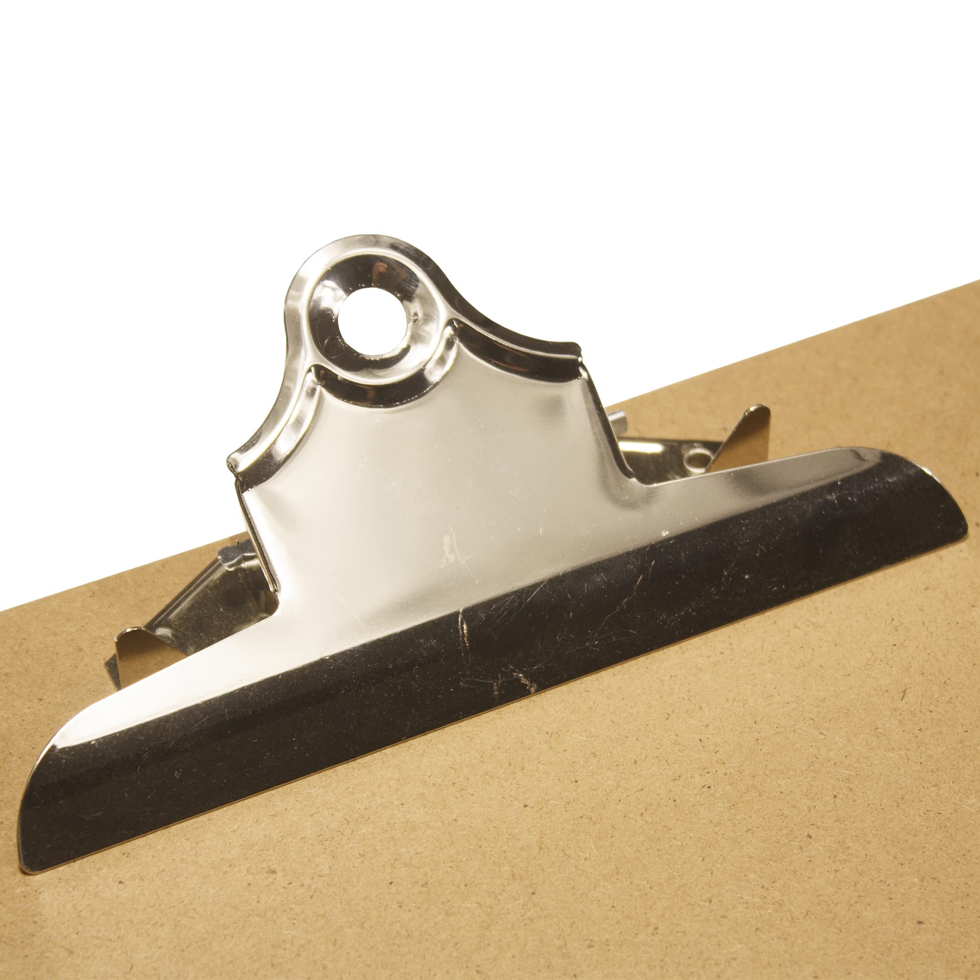 eco-eco A4 Masonite Clipboard with Heavy Duty Metal Clip | Sand Color | 50 Sheet Capacity 3