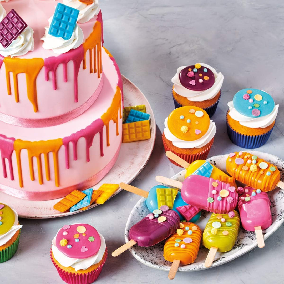 FunCakes Deco Melts White - Dip, Drip, Drizzle & Decorate Baking Melts