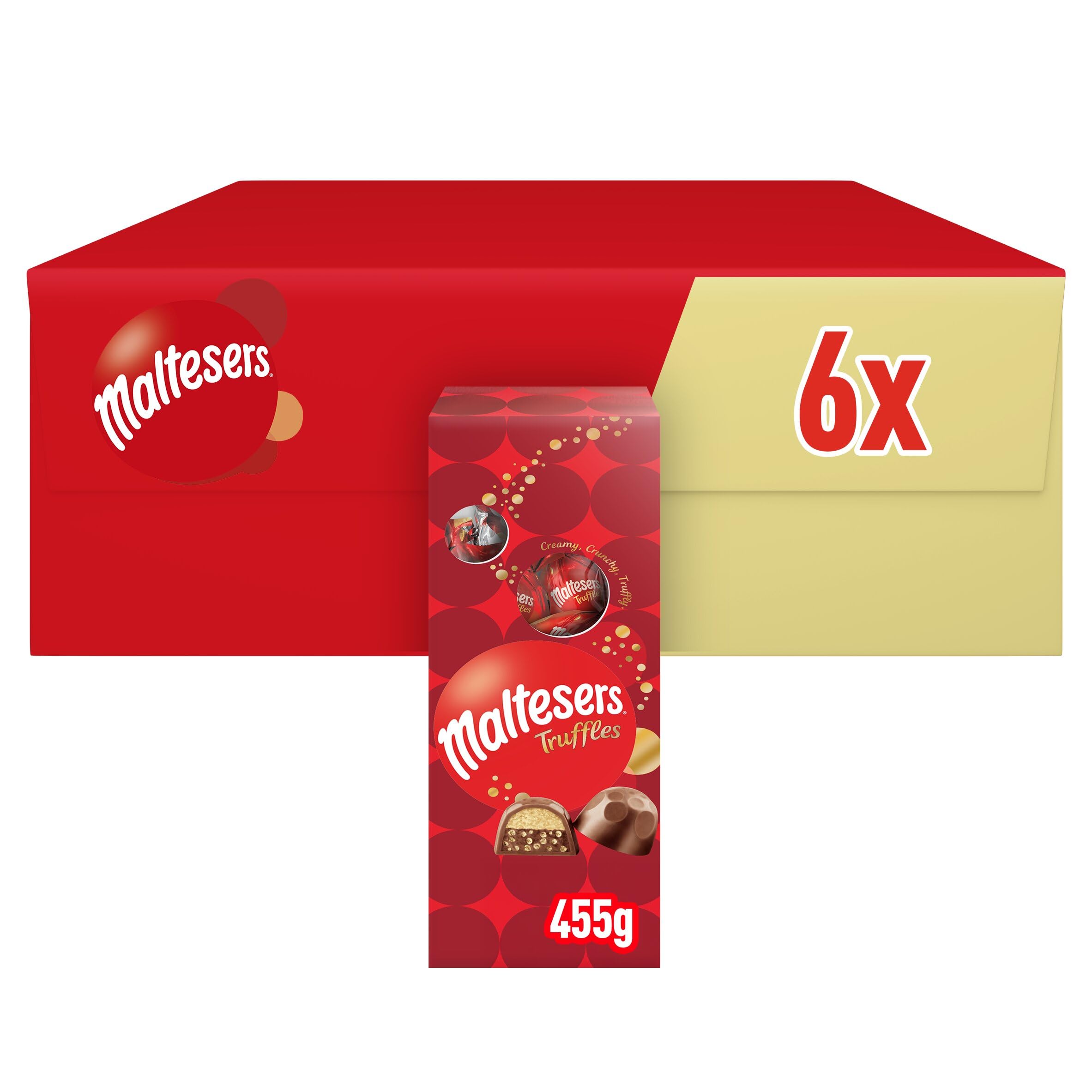 Maltesers Chocolate Truffles Gift Box - Milk Chocolate with Honeycomb | 455g 1