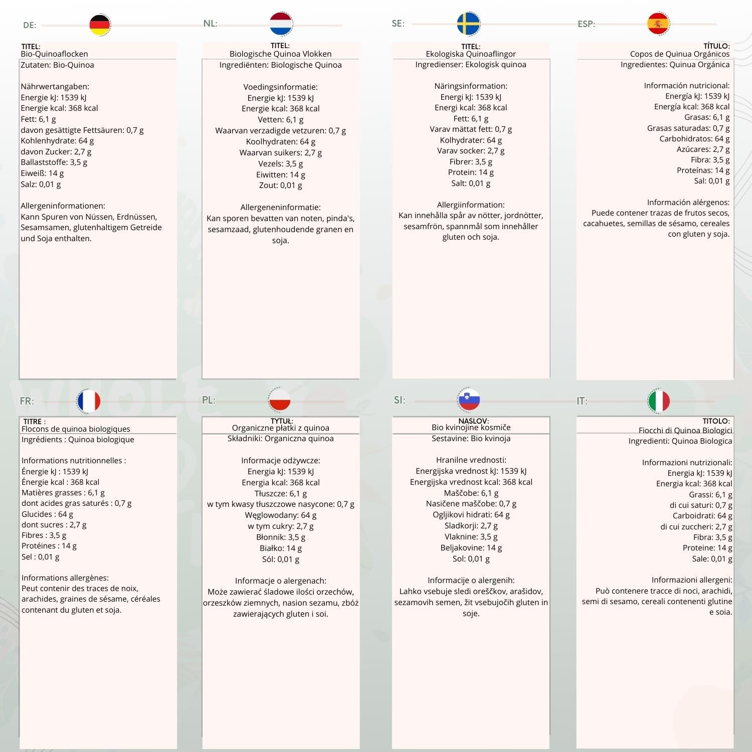 Wholefood Earth Bio-Quinoa-Flocken (1 kg) 4