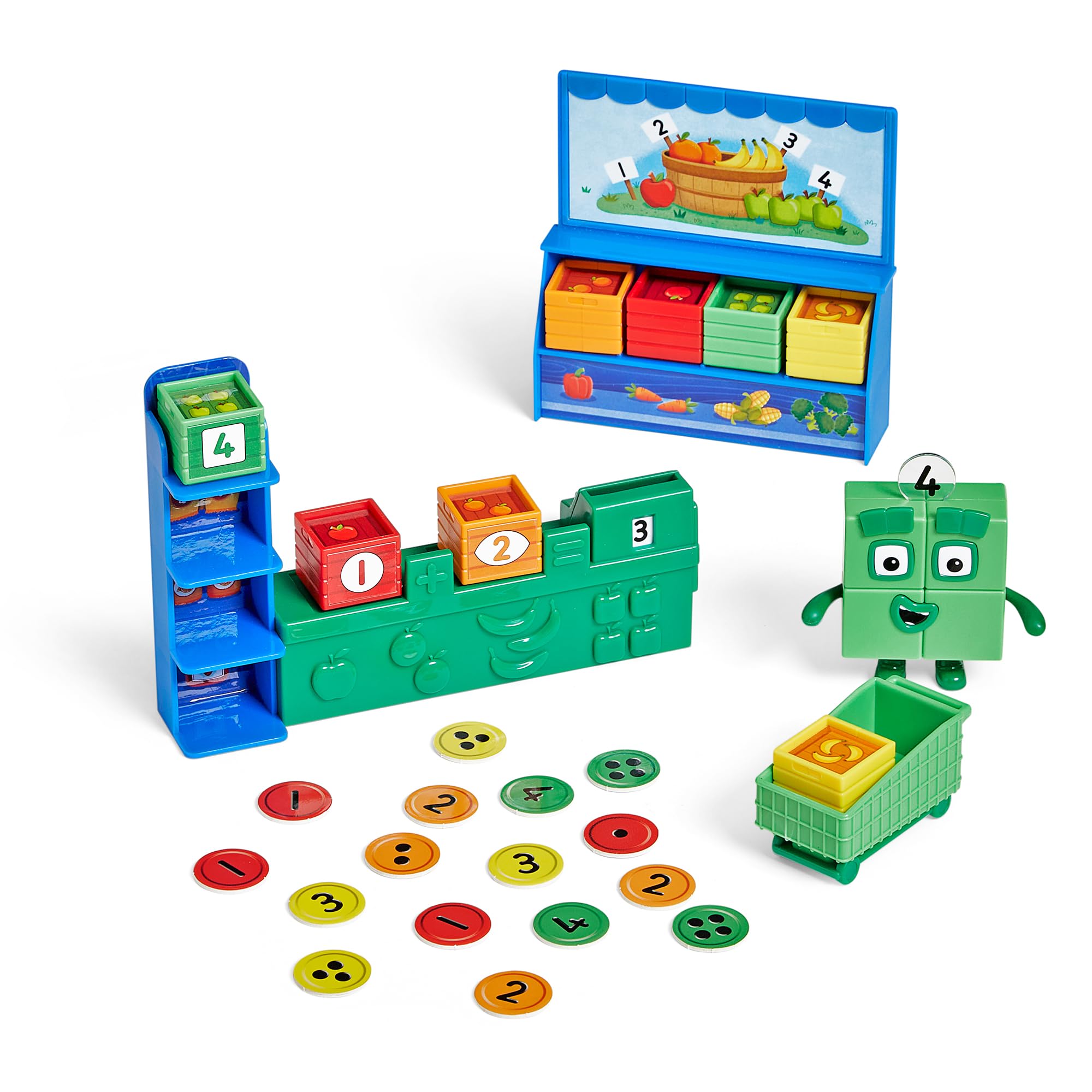 Learning Resources Numberblocks Add It Up Mini Market Role Play Toy for Counting and Addition | Ages 3+ 3
