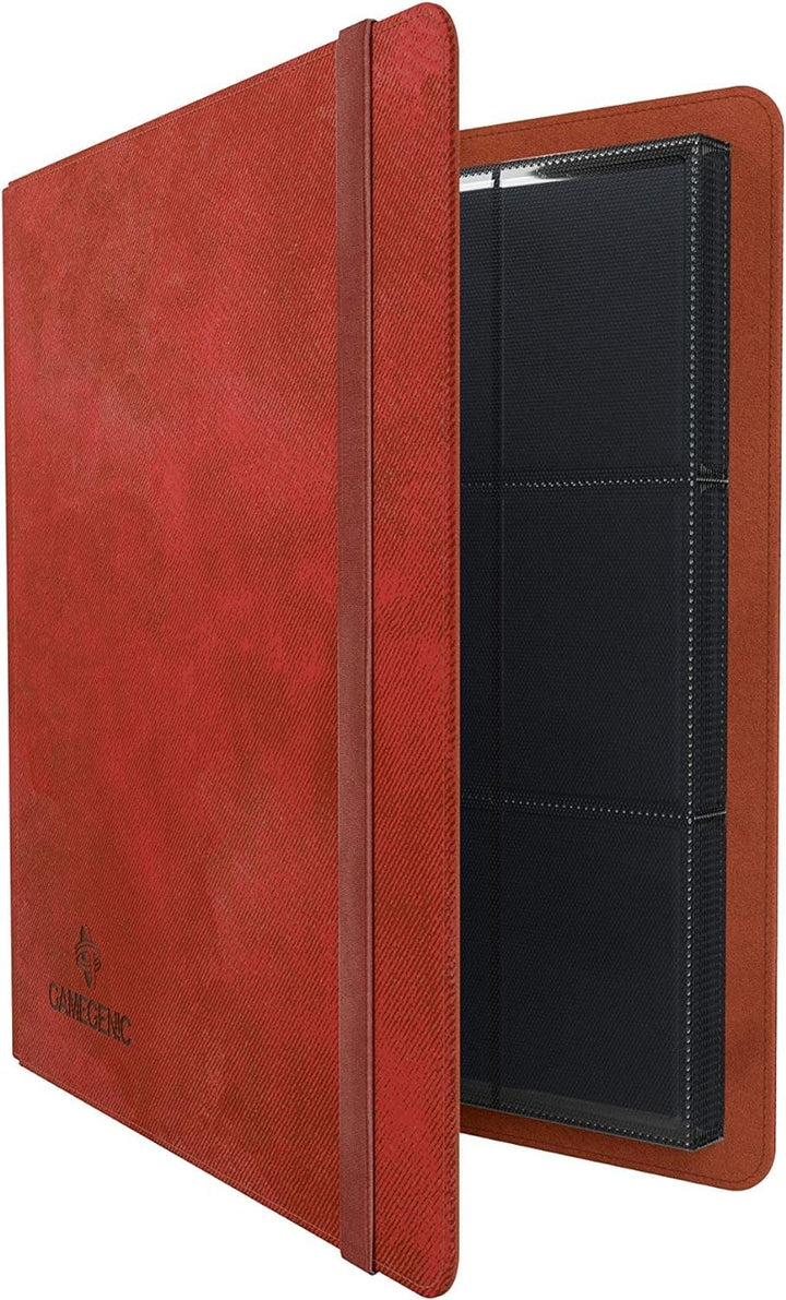 Gamegenic Prime Album 24-Pocket - Holds 480 Double-Sleeved Cards, Red