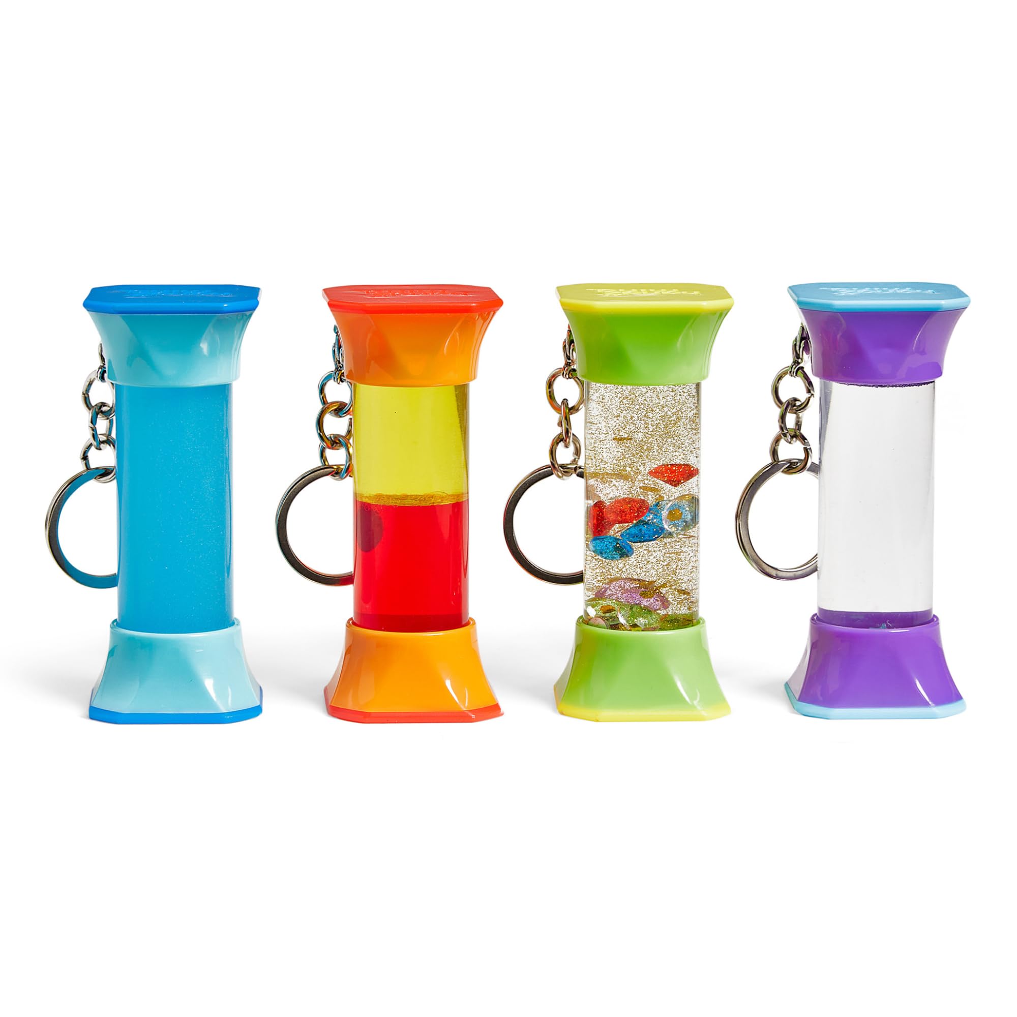 Learning Resources Soothing Swirlers Sensory Tubes - 4-Pack with Keychains for Kids Ages 3+ 1