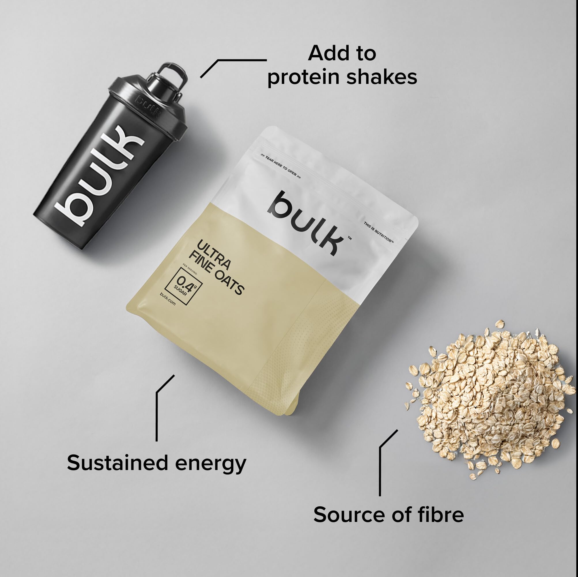Bulk Ultra Fine Scottish Oats - Chocolate Flavour | 1 kg 5