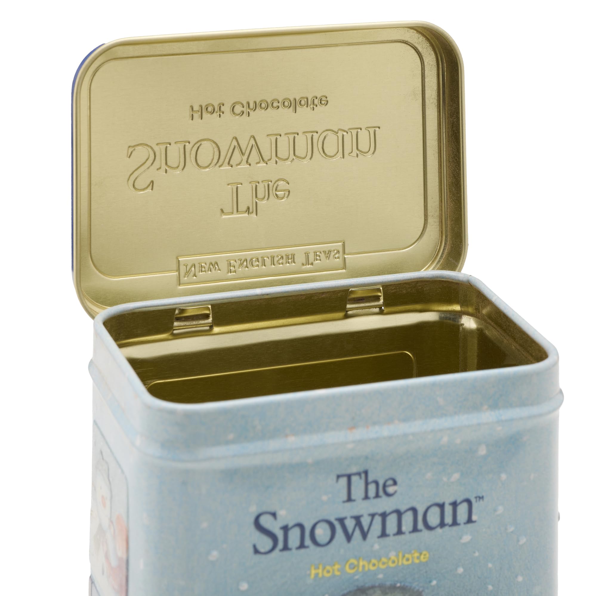 New English Teas The Snowman Hot Chocolate 250g Tin with Original Illustration 2