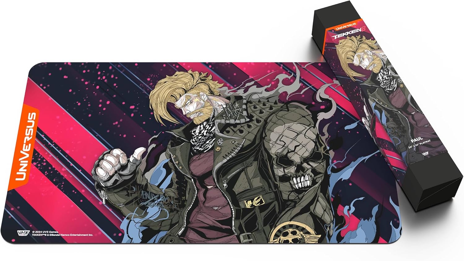 UniVersus Tekken 8 Paul Playmat - 24 x 14 Inches Neoprene Tabletop Mat 3