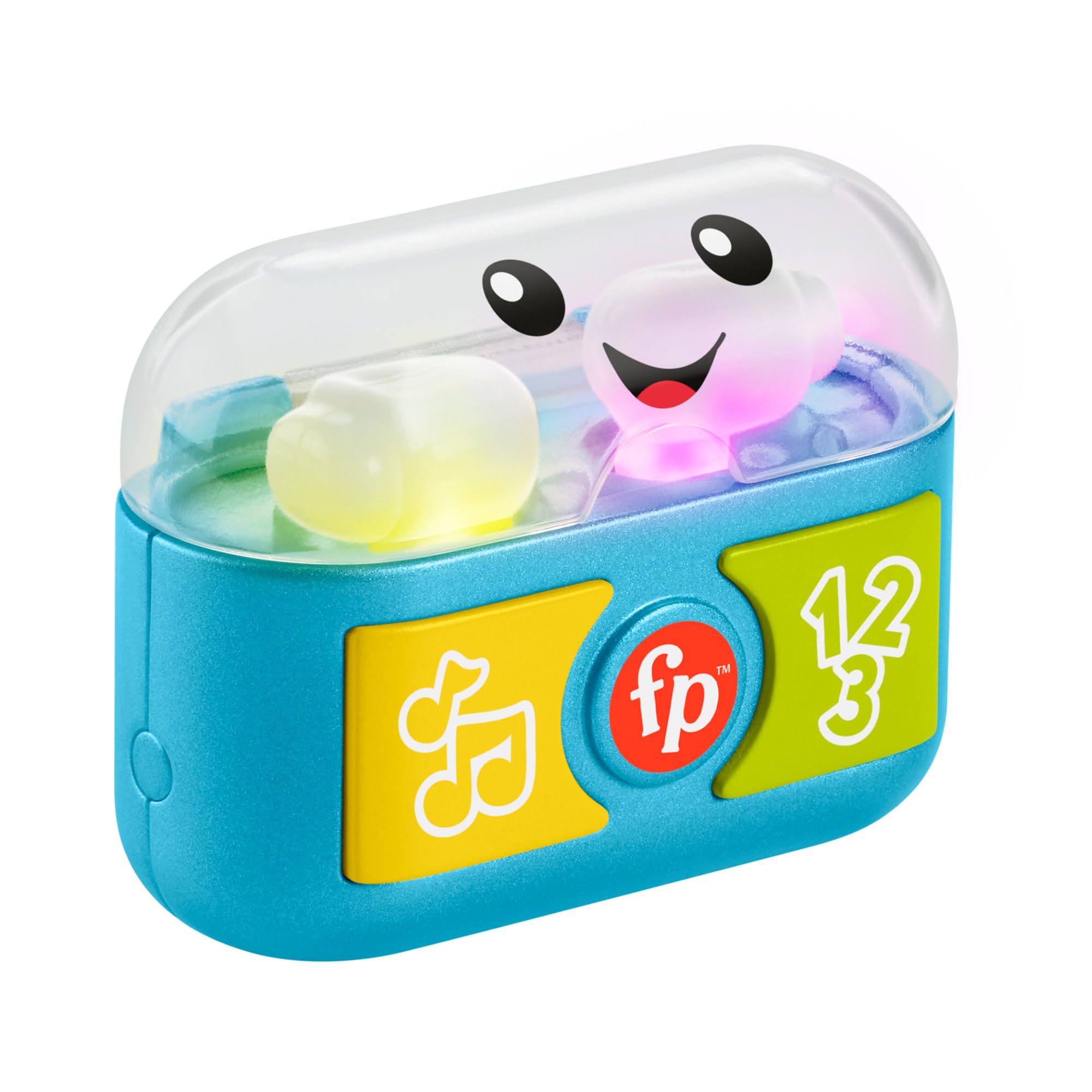 Fisher-Price Laugh & Learn Play Along Ear Buds - Interactive Musical Toy for Babies & Toddlers 1