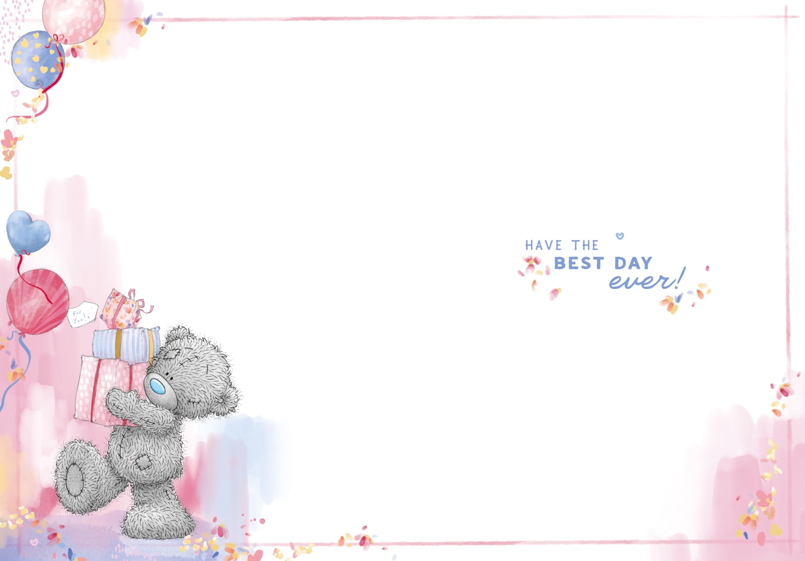 Me To You Bear Tatty Teddy 'For An Amazing Goddaughter' Luxury Gold Foil Birthday Card | 5 x 7 Inches