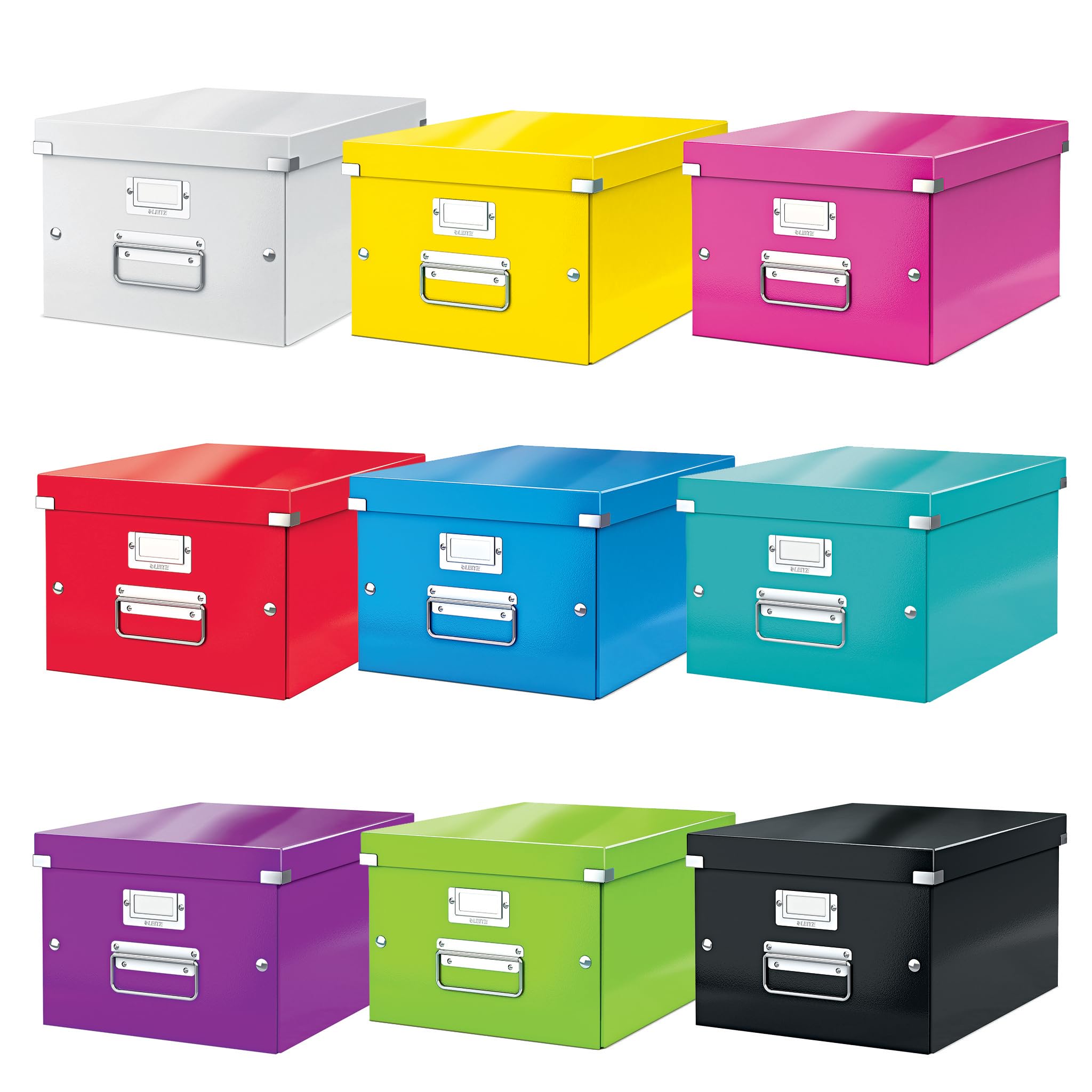 Leitz A4 Storage Box, Click & Store Range, 60440001, White, Medium 4