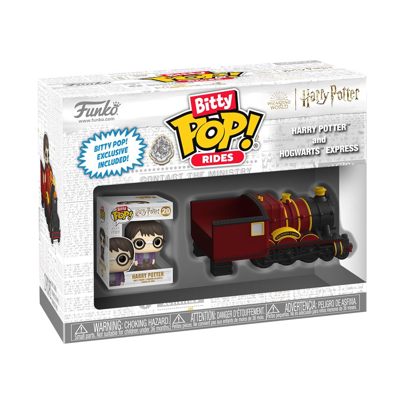 Funko Bitty Pop! Rides Harry Potter and Hogwarts Express Vinyl Figure | 0.9 Inch 1