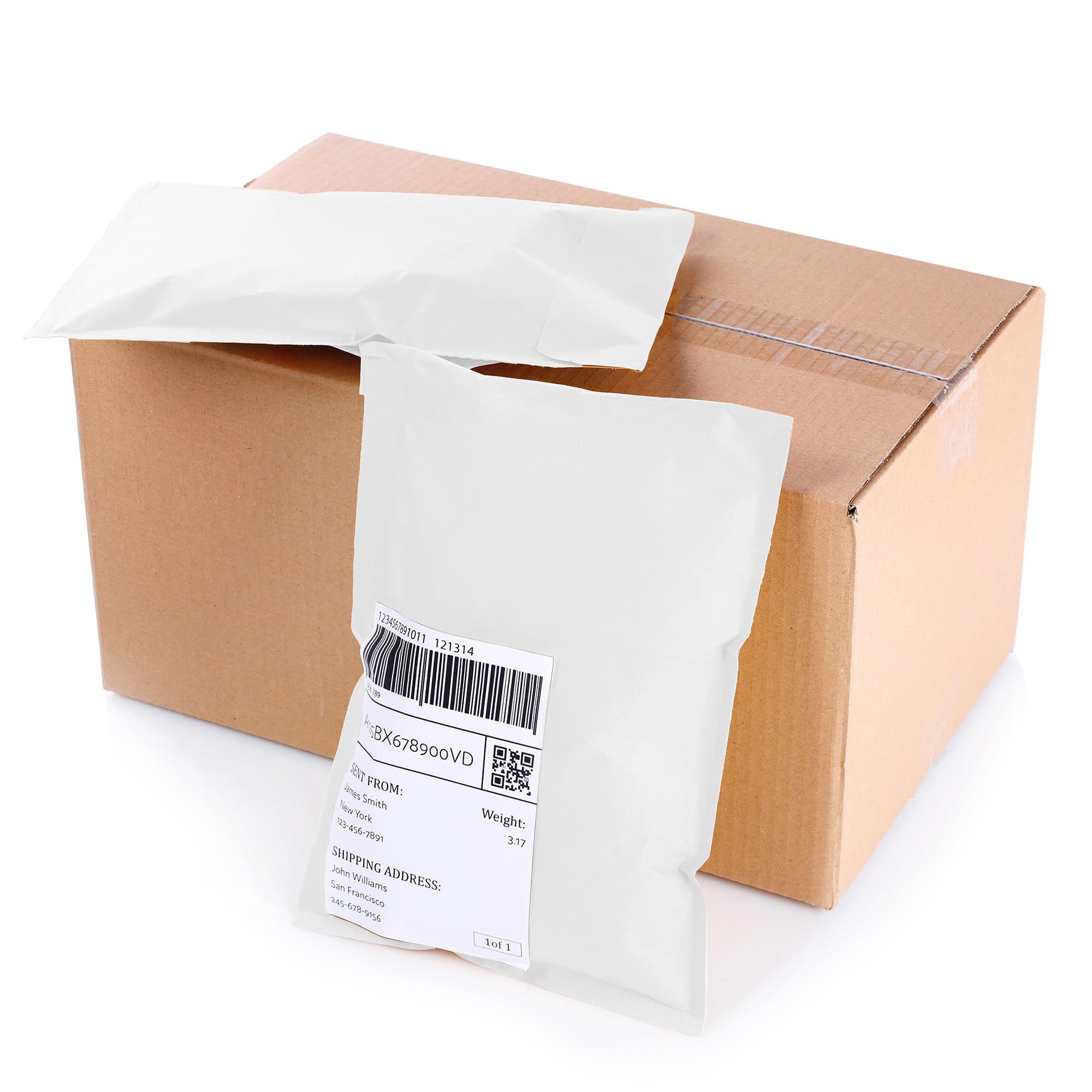 Merrimen A3 Padded Envelope Mailers - 10 Pack White Protective Plastic Mailers | 300x455mm 7