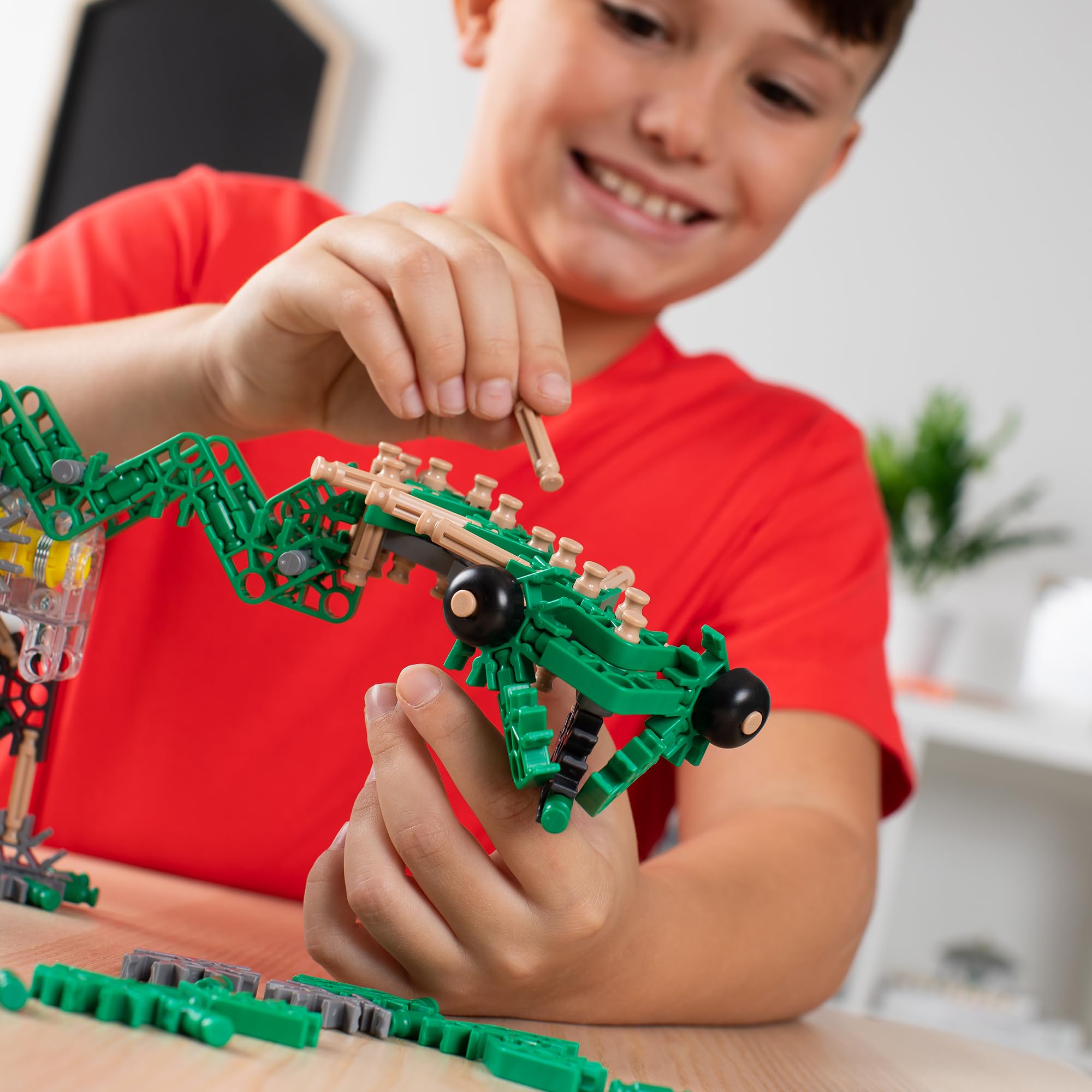 K'NEX K'Nexosaurus Rex Building Set - Motorized Dinosaur Model | 255 Pieces | Ages 7+ 6