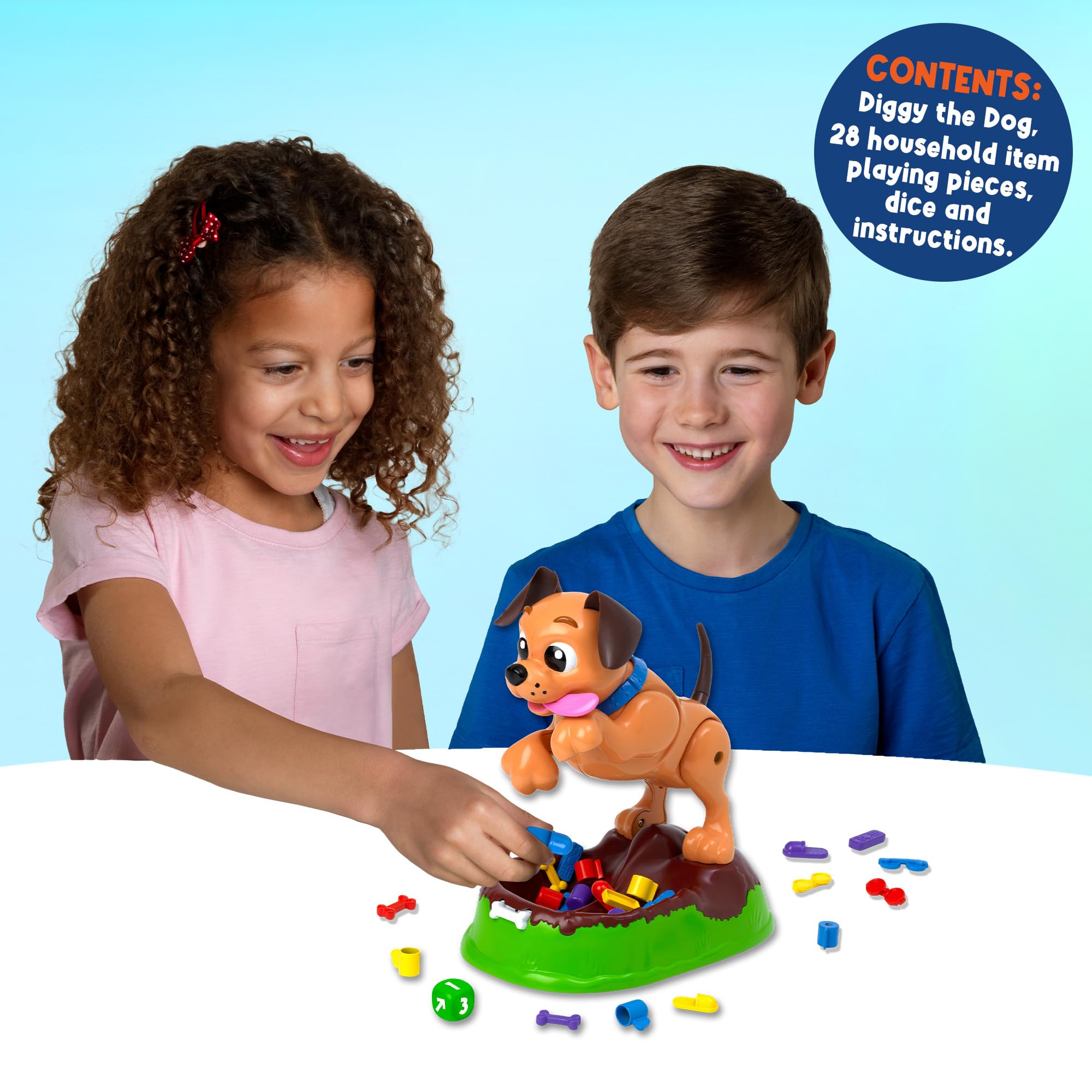 Ideal Diggy The Dog: Hide and Seek Family Board Game 4