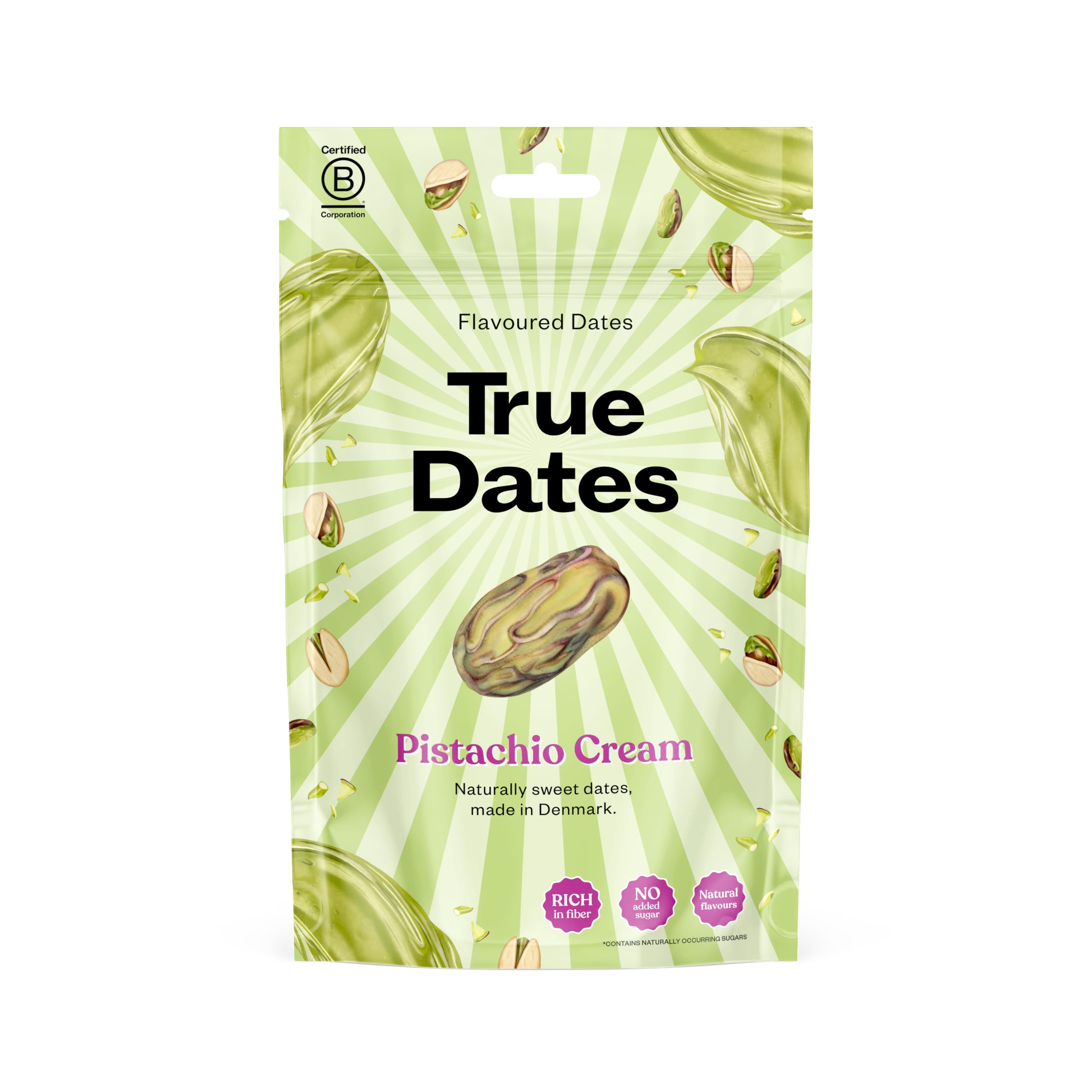 True Gum Mixed Flavours Dates - 4 x 100g Pack | No Added Sugar | Vegan-Friendly 3
