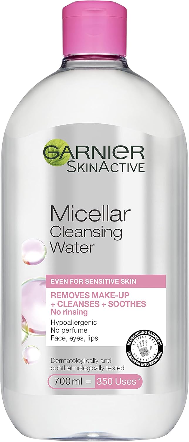 Garnier - Micellar Cleansing Water Gentle Face Cleanser & Makeup Remover (700ml)