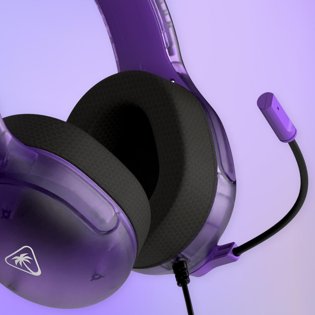 Turtle Beach Airlite Fit Ghost Purple Wired Gaming Headset for Nintendo Switch, 40mm Speakers, Flip-to-Mute Mic