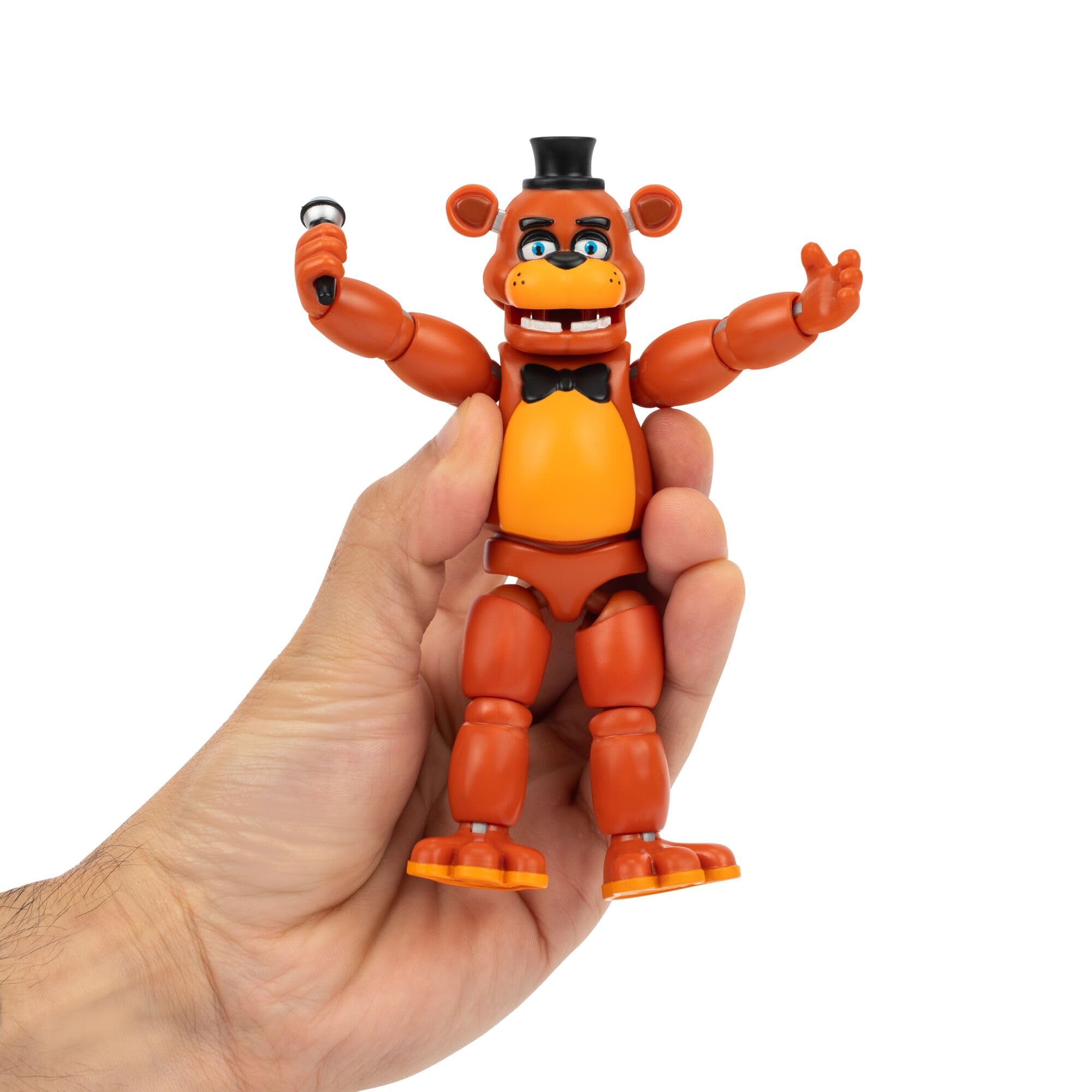 Jazwares Five Nights at Freddy's Classic Freddy 5-Inch Articulated Action Figure with Jumpscare 3