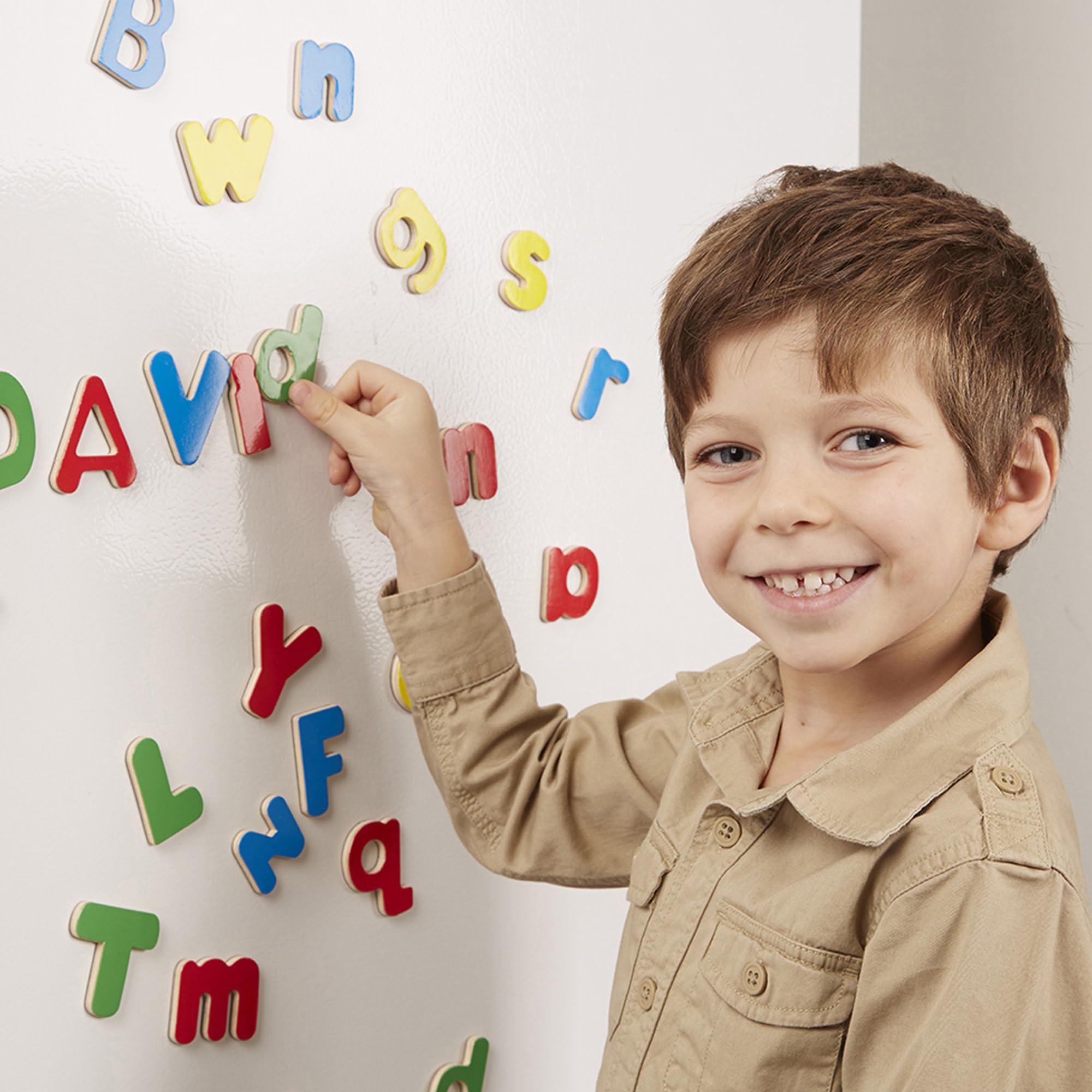 Melissa & Doug Magnetic Wooden Letters - Educational Alphabet Playset for Kids 3-6 11