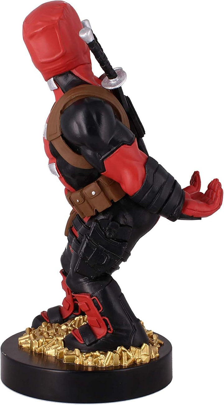 Marvel Deadpool Rear View Cable Guy - Controller & Phone Holder with Charging Cable