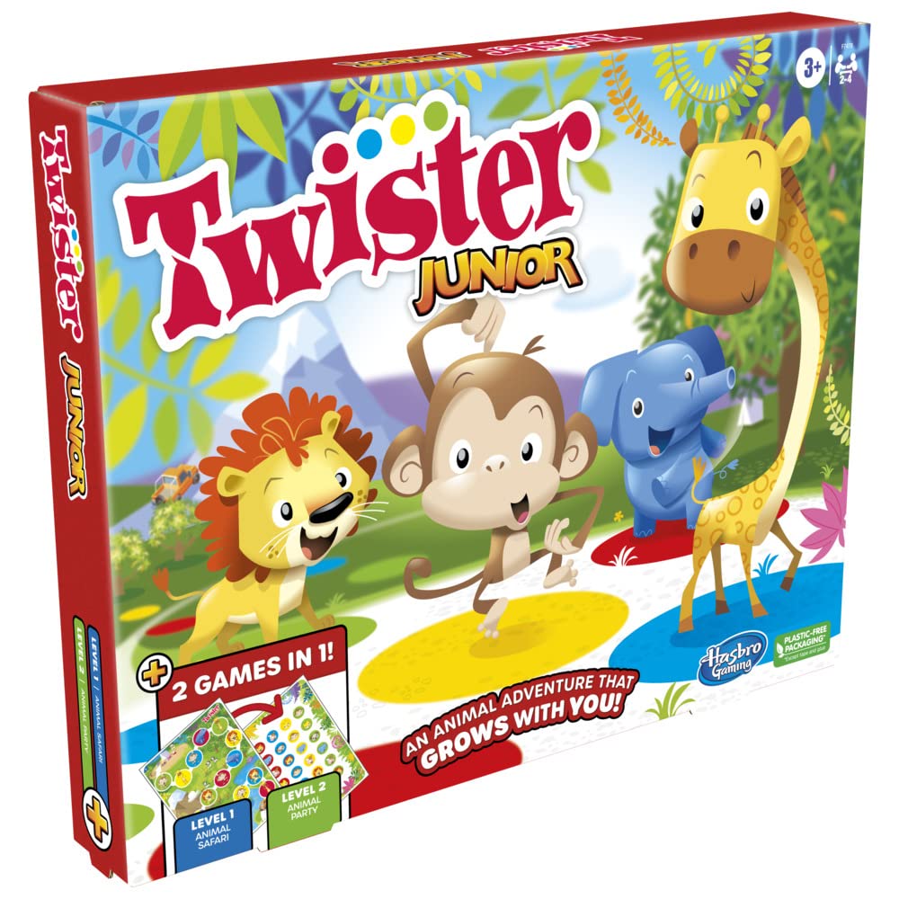 Hasbro Gaming Twister Junior Classic Party Game for Kids 3+ 5