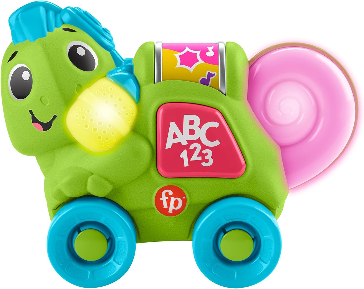 Fisher-Price Link Squad Crawl 'n Colors Chameleon - Interactive Musical Learning Toy for Babies 9M+ 1