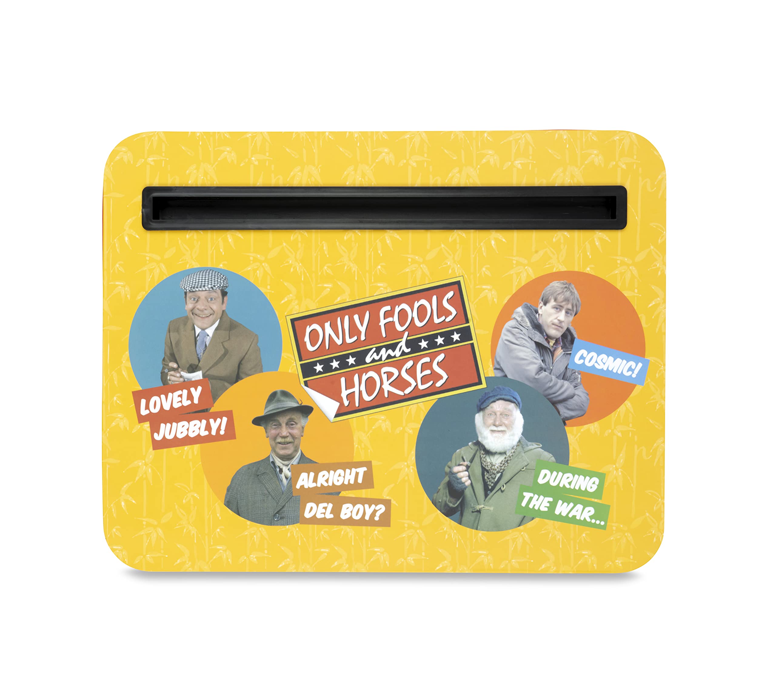 HOX Only Fools & Horses Lap Tray - Tablet Slot & Cushion | Polypropylene | Multicolor