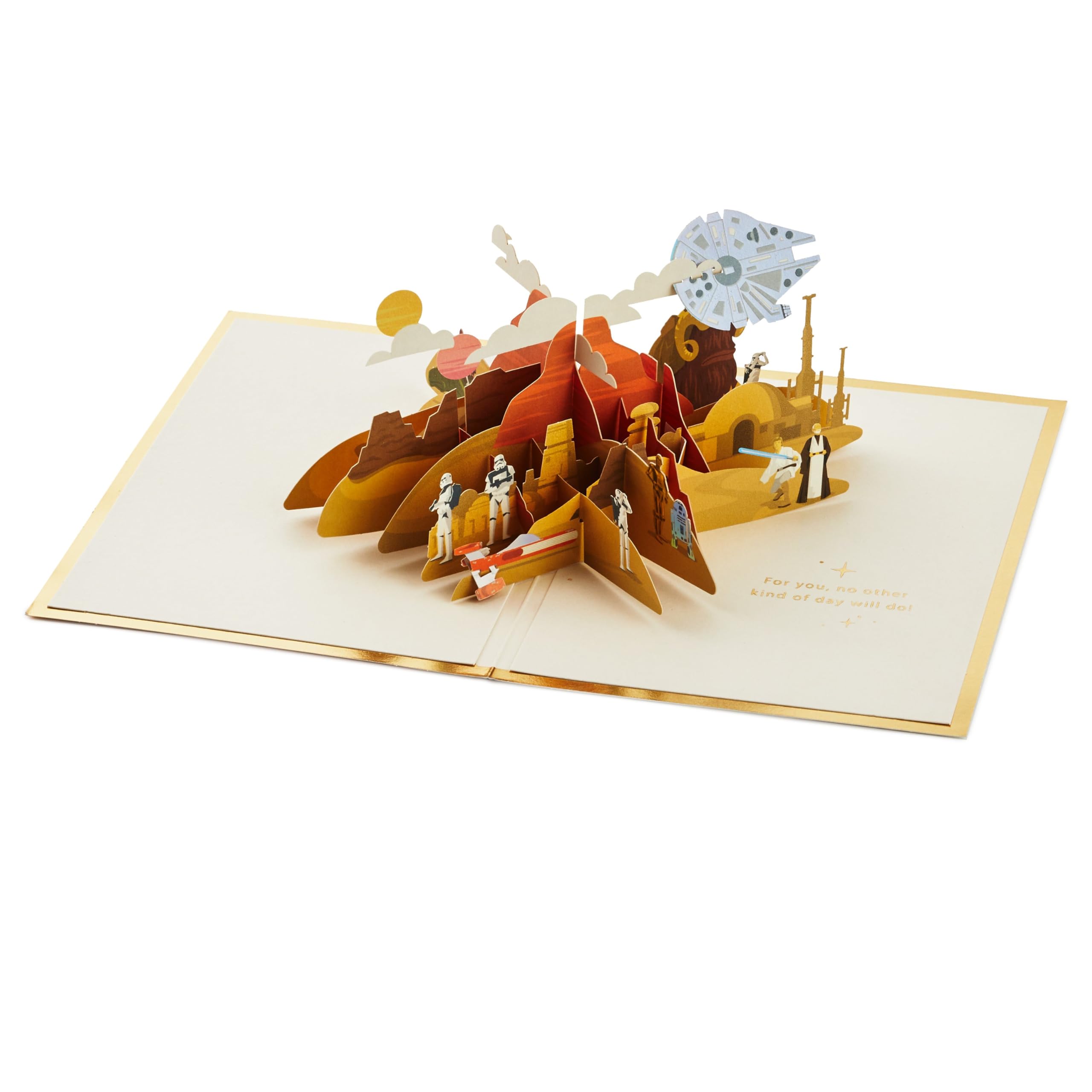 Hallmark Star Wars 3D Pop-Up Any Occasion Card | Birthday, Father's Day | Recyclable 3