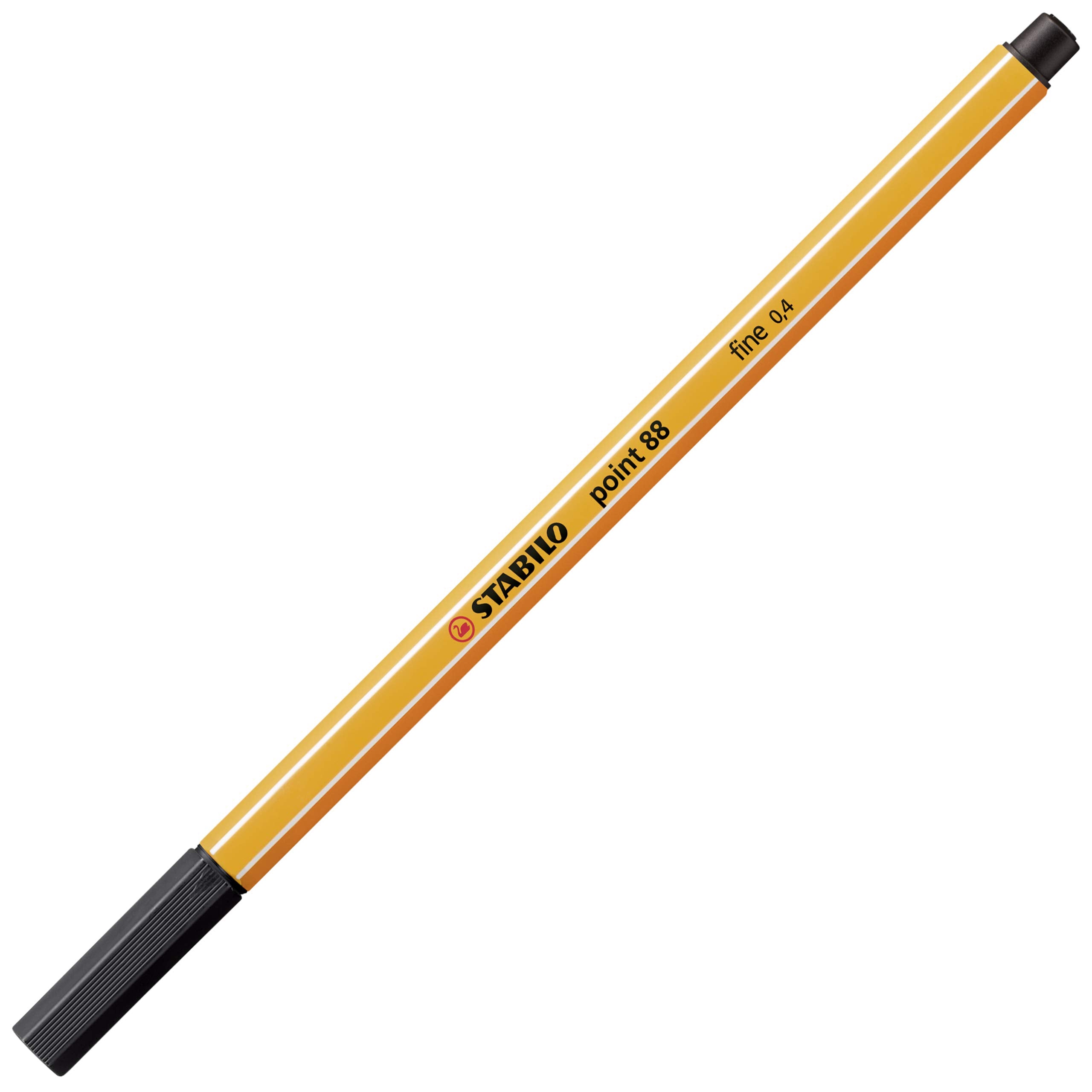 STABILO point 88 Fineliner - 0.4mm Line Width, Black Ink | Pack of 3 2
